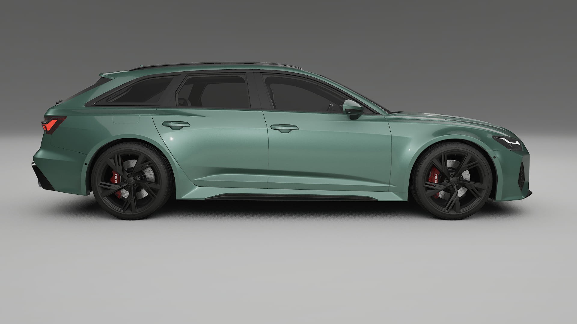 Audi RS6 Avant C8 facelift LCI TPU Lackskyddsfilm | EVERGREEN Färgskiftande PPF – Komplett Förskuret Kit
