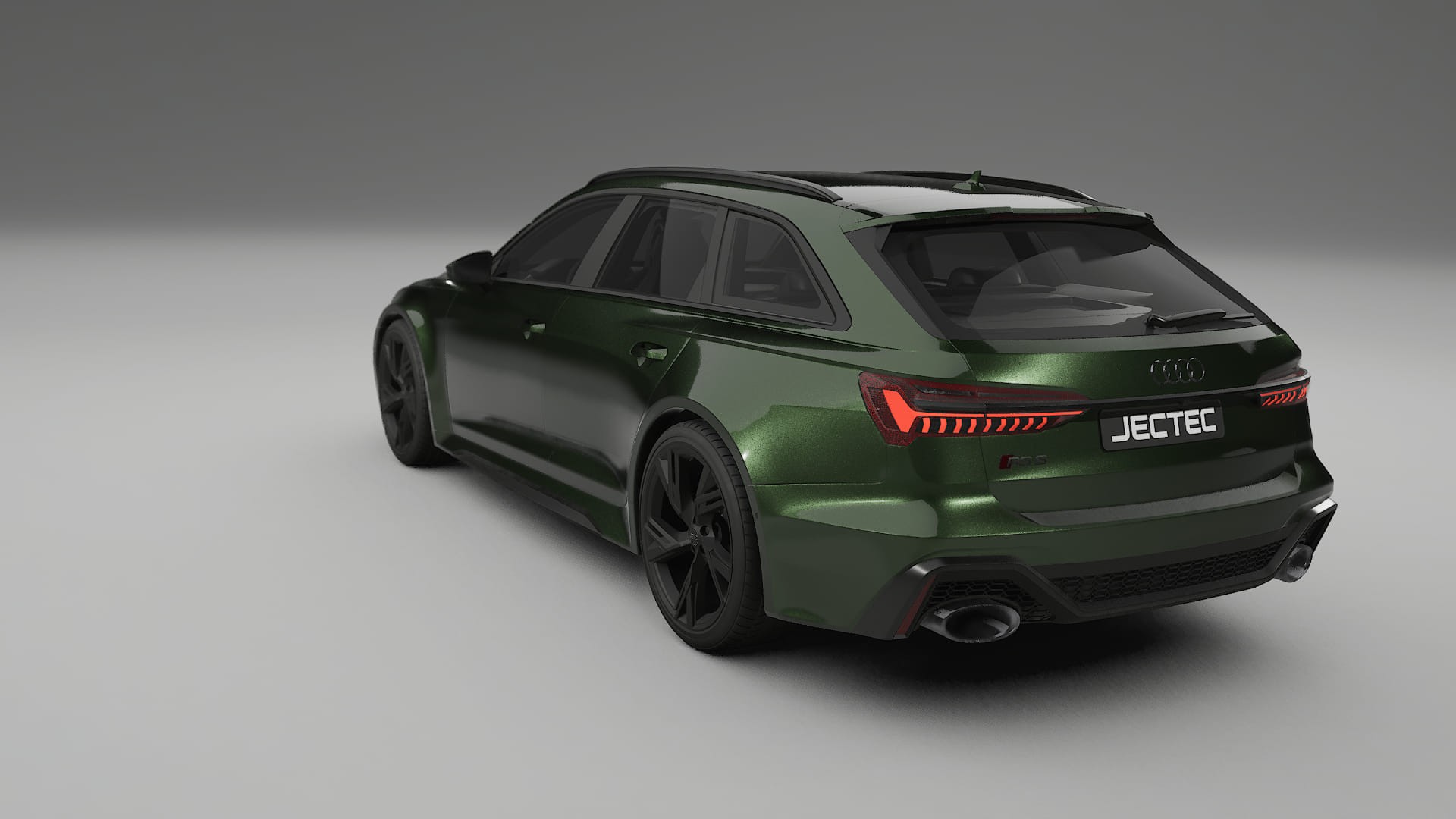 Audi RS6 Avant C8 facelift LCI TPU Lackskyddsfilm | LAGOON Färgskiftande PPF – Komplett Förskuret Kit
