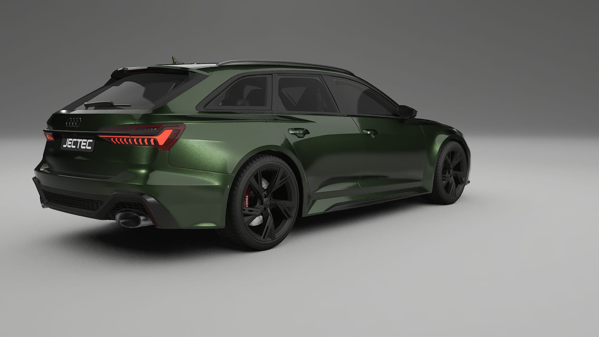 Audi RS6 Avant C8 facelift LCI TPU Lackskyddsfilm | LAGOON Färgskiftande PPF – Komplett Förskuret Kit