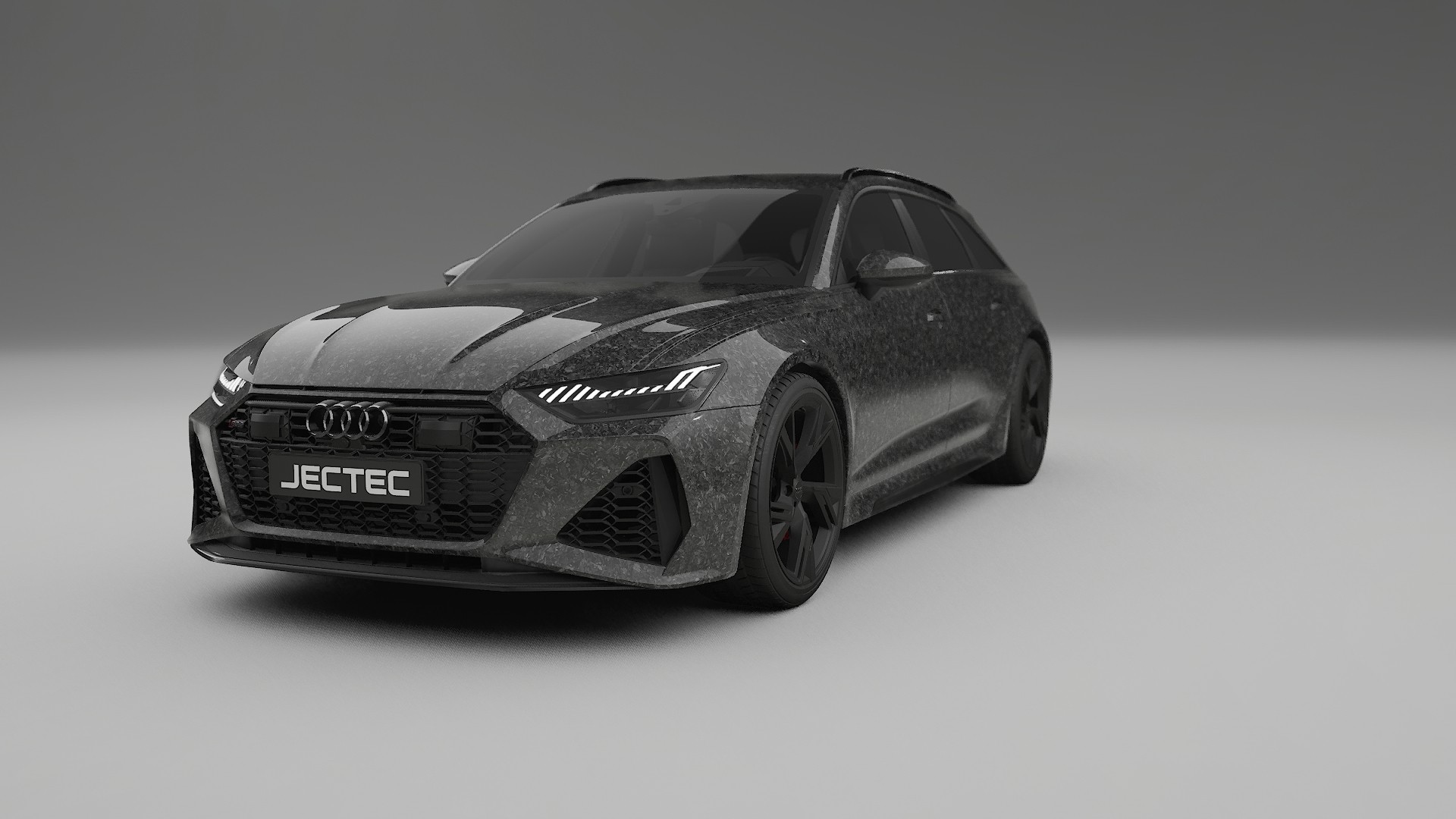 Audi RS6 Avant C8 facelift LCI TPU Lackskyddsfilm | FORGED S Färgskiftande PPF – Komplett Förskuret Kit