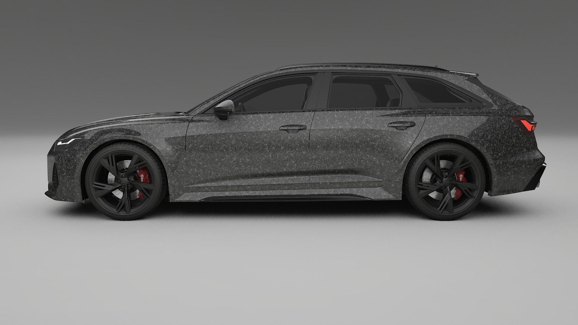 Audi RS6 Avant C8 facelift LCI TPU Lackskyddsfilm | FORGED S Färgskiftande PPF – Komplett Förskuret Kit