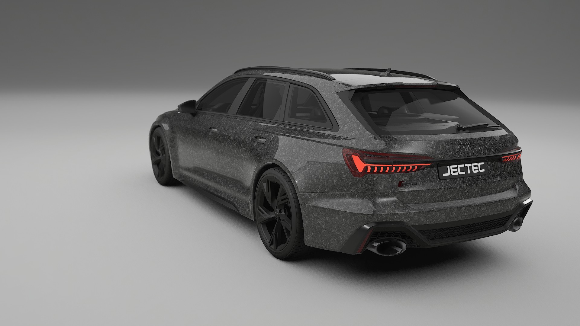 Audi RS6 Avant C8 facelift LCI TPU Lackskyddsfilm | FORGED S Färgskiftande PPF – Komplett Förskuret Kit