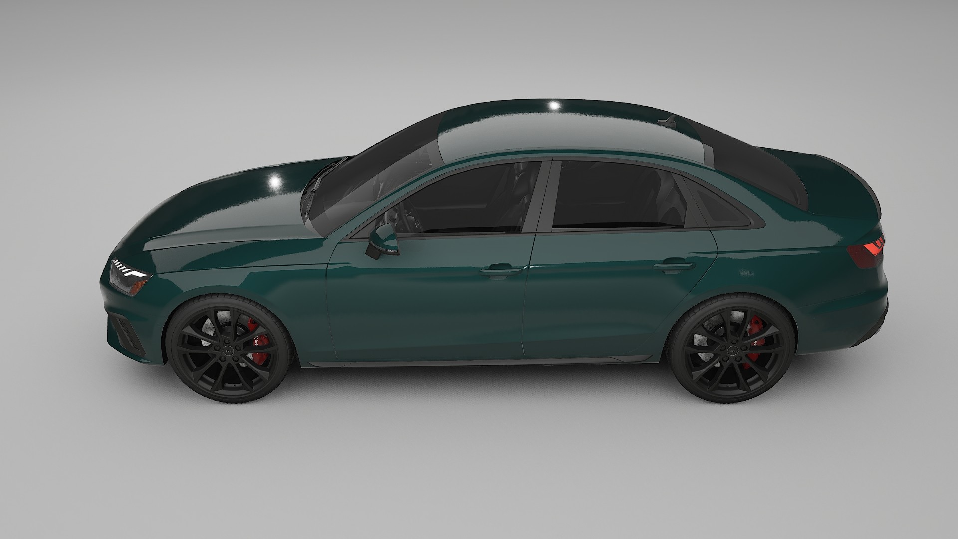 Audi S4 Sedan B9 facelift LCI TPU Lackskyddsfilm | INFERNO Färgskiftande PPF – Komplett Förskuret Kit