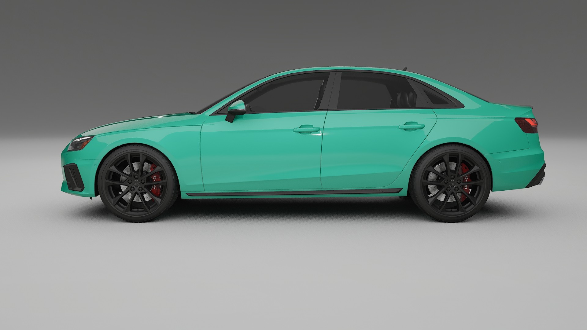 Audi S4 Sedan B9 facelift LCI TPU Lackskyddsfilm | JEWEL Färgskiftande PPF – Komplett Förskuret Kit