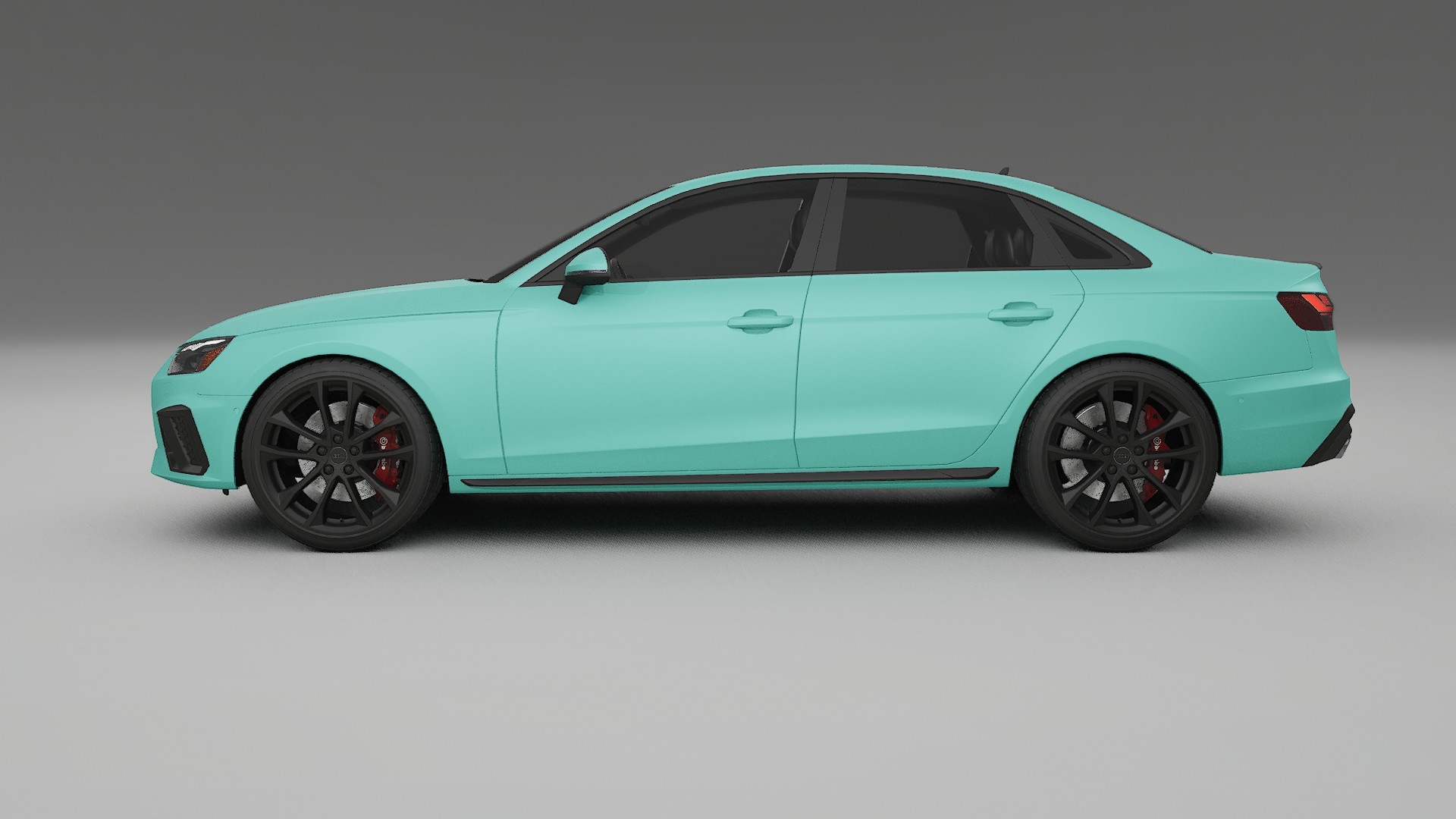 Audi S4 Sedan B9 facelift LCI TPU Lackskyddsfilm | FROST Färgskiftande PPF – Komplett Förskuret Kit