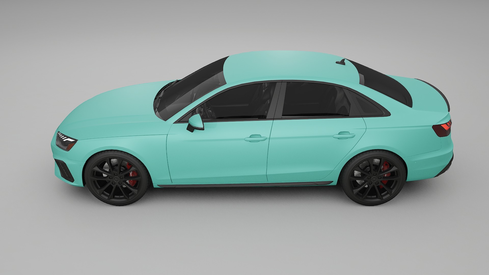 Audi S4 Sedan B9 facelift LCI TPU Lackskyddsfilm | FROST Färgskiftande PPF – Komplett Förskuret Kit