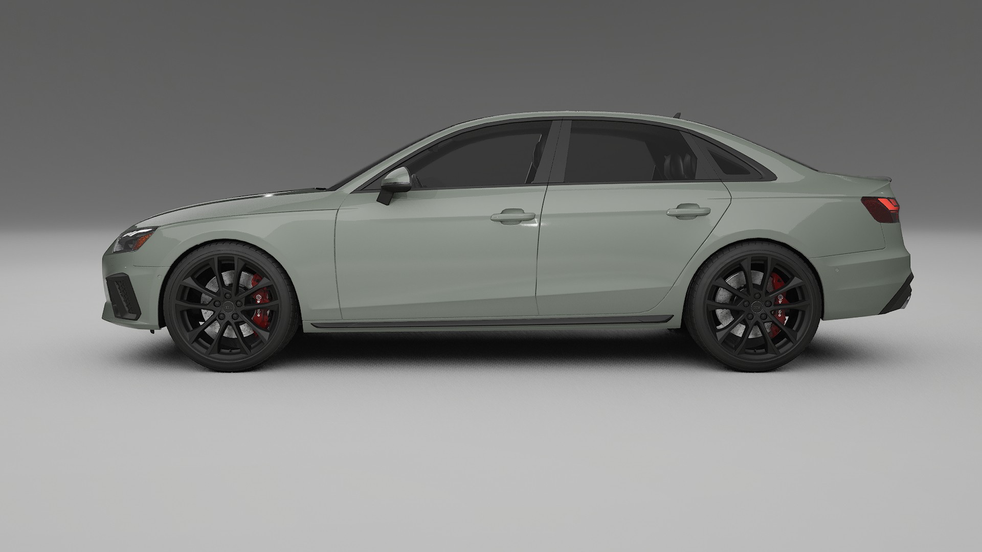 Audi S4 Sedan B9 facelift LCI TPU Lackskyddsfilm | SLATE Färgskiftande PPF – Komplett Förskuret Kit