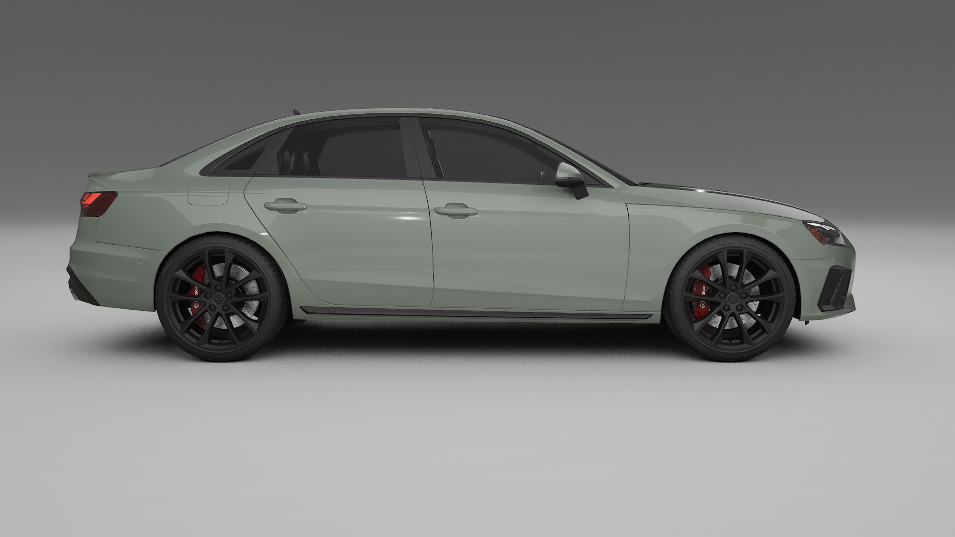 Audi S4 Sedan B9 facelift LCI TPU Lackskyddsfilm | SLATE Färgskiftande PPF – Komplett Förskuret Kit