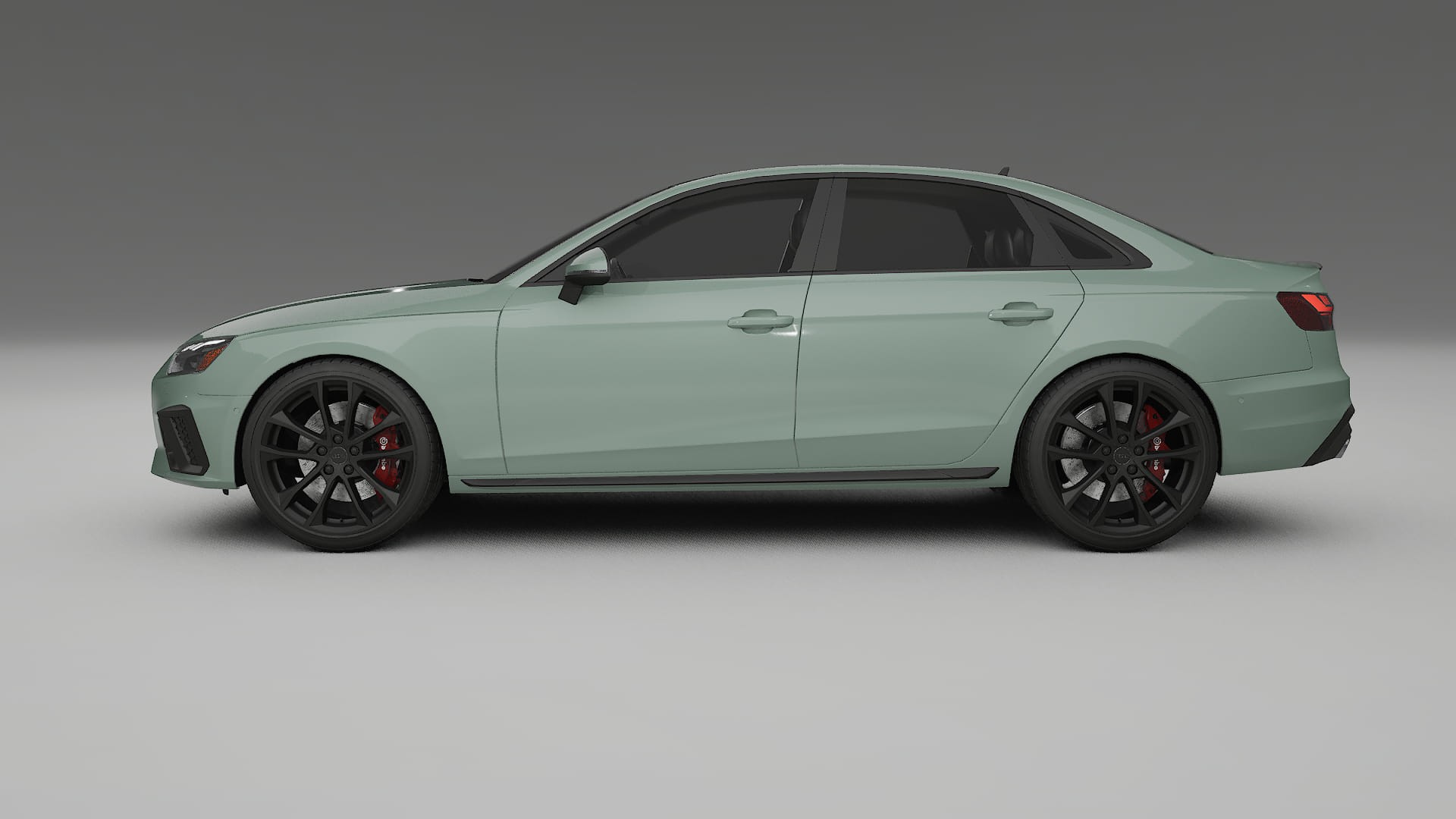 Audi S4 Sedan B9 facelift LCI TPU Lackskyddsfilm | CINDER Färgskiftande PPF – Komplett Förskuret Kit