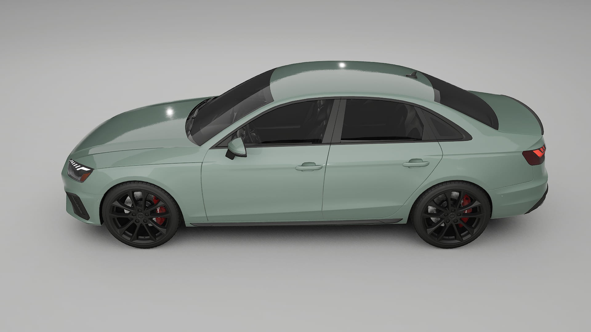 Audi S4 Sedan B9 facelift LCI TPU Lackskyddsfilm | CINDER Färgskiftande PPF – Komplett Förskuret Kit