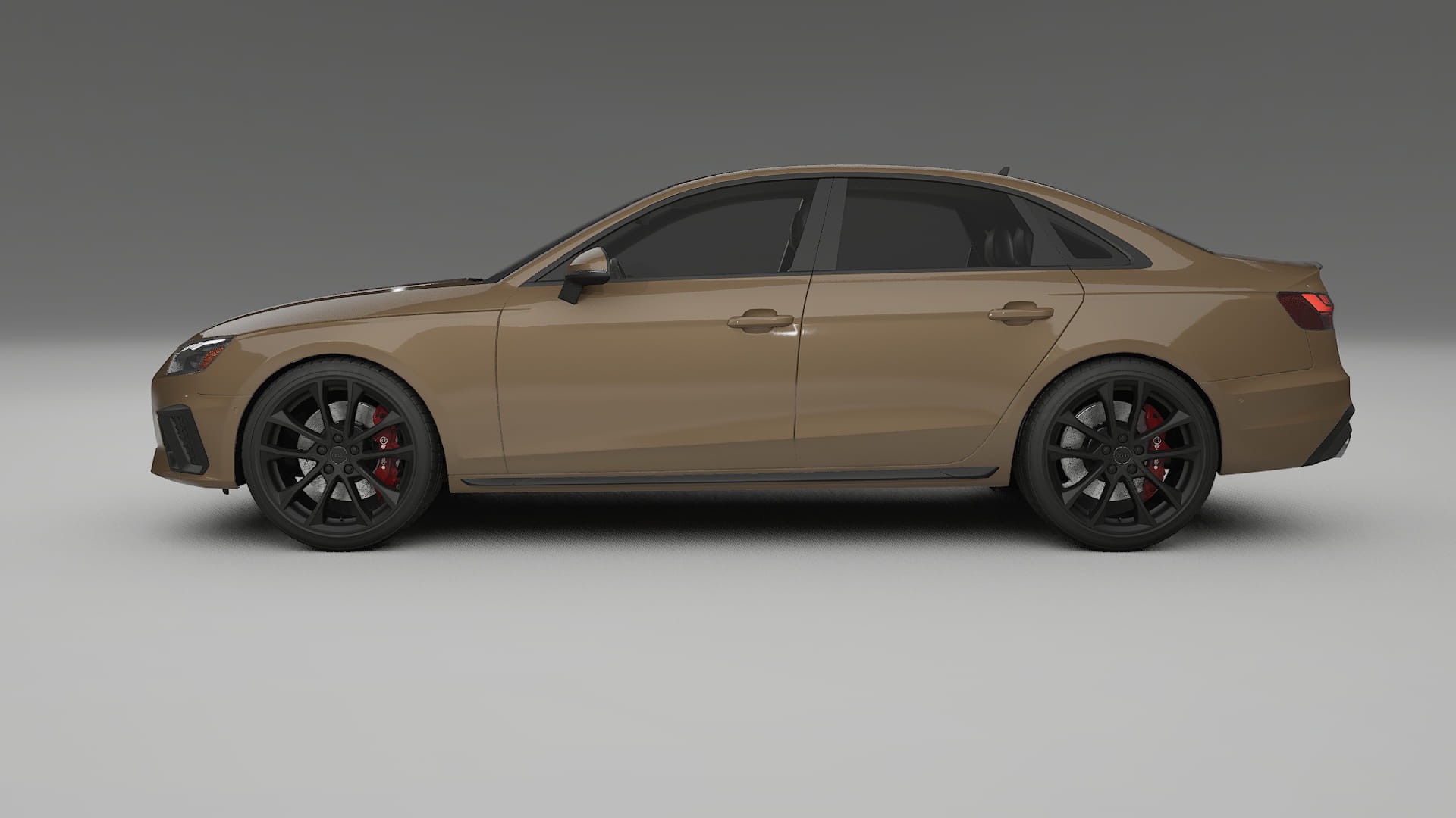 Audi S4 Sedan B9 facelift LCI TPU Lackskyddsfilm | SAHARA Färgskiftande PPF – Komplett Förskuret Kit