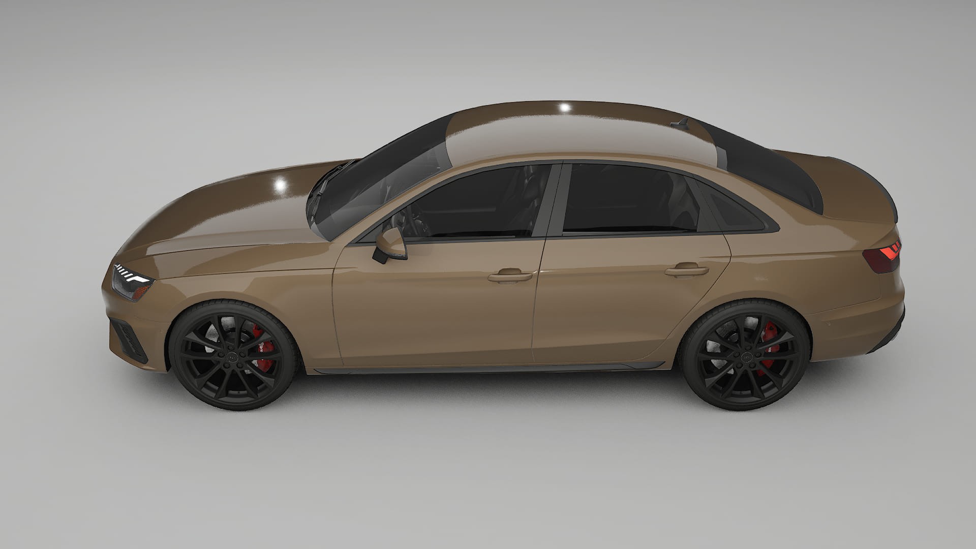 Audi S4 Sedan B9 facelift LCI TPU Lackskyddsfilm | SAHARA Färgskiftande PPF – Komplett Förskuret Kit