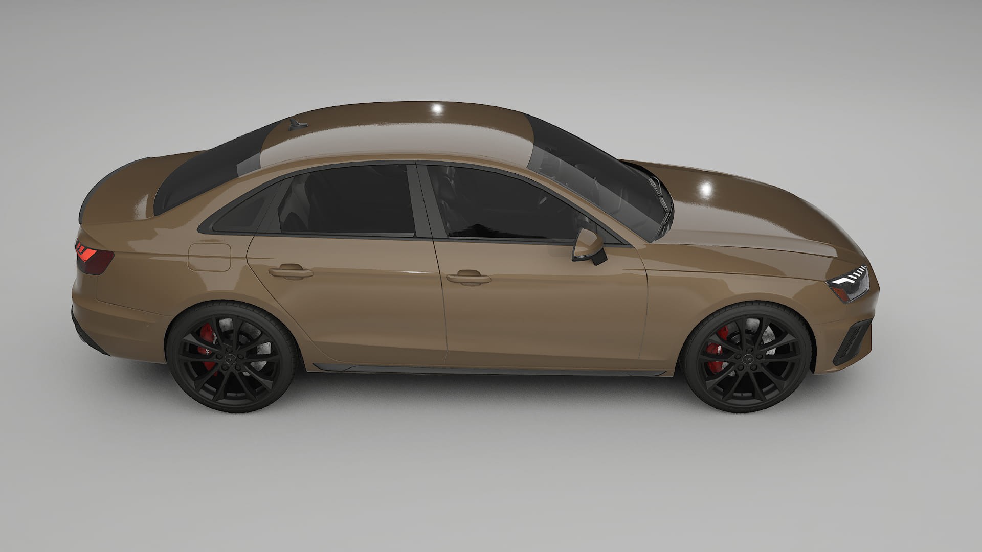 Audi S4 Sedan B9 facelift LCI TPU Lackskyddsfilm | SAHARA Färgskiftande PPF – Komplett Förskuret Kit