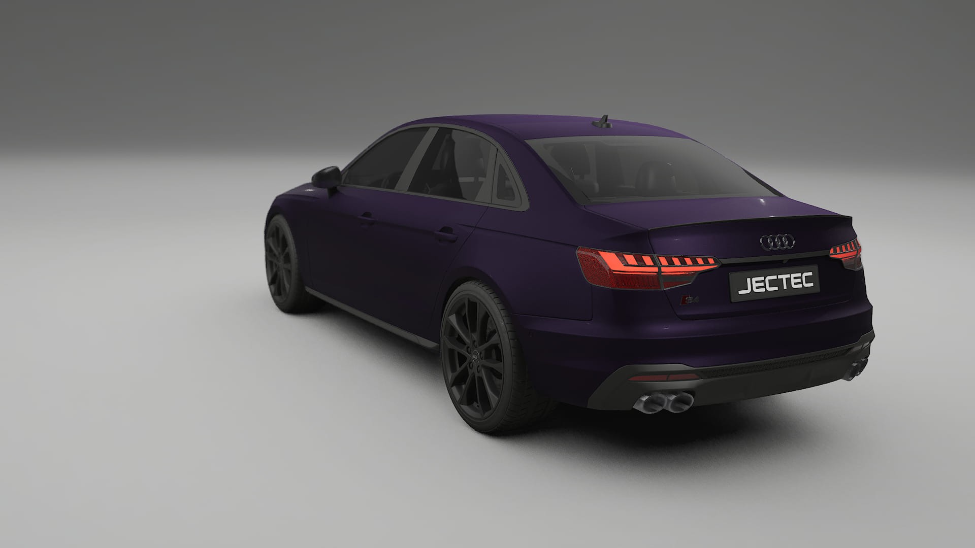 Audi S4 Sedan B9 facelift LCI TPU Lackskyddsfilm | VIOLET Färgskiftande PPF – Komplett Förskuret Kit