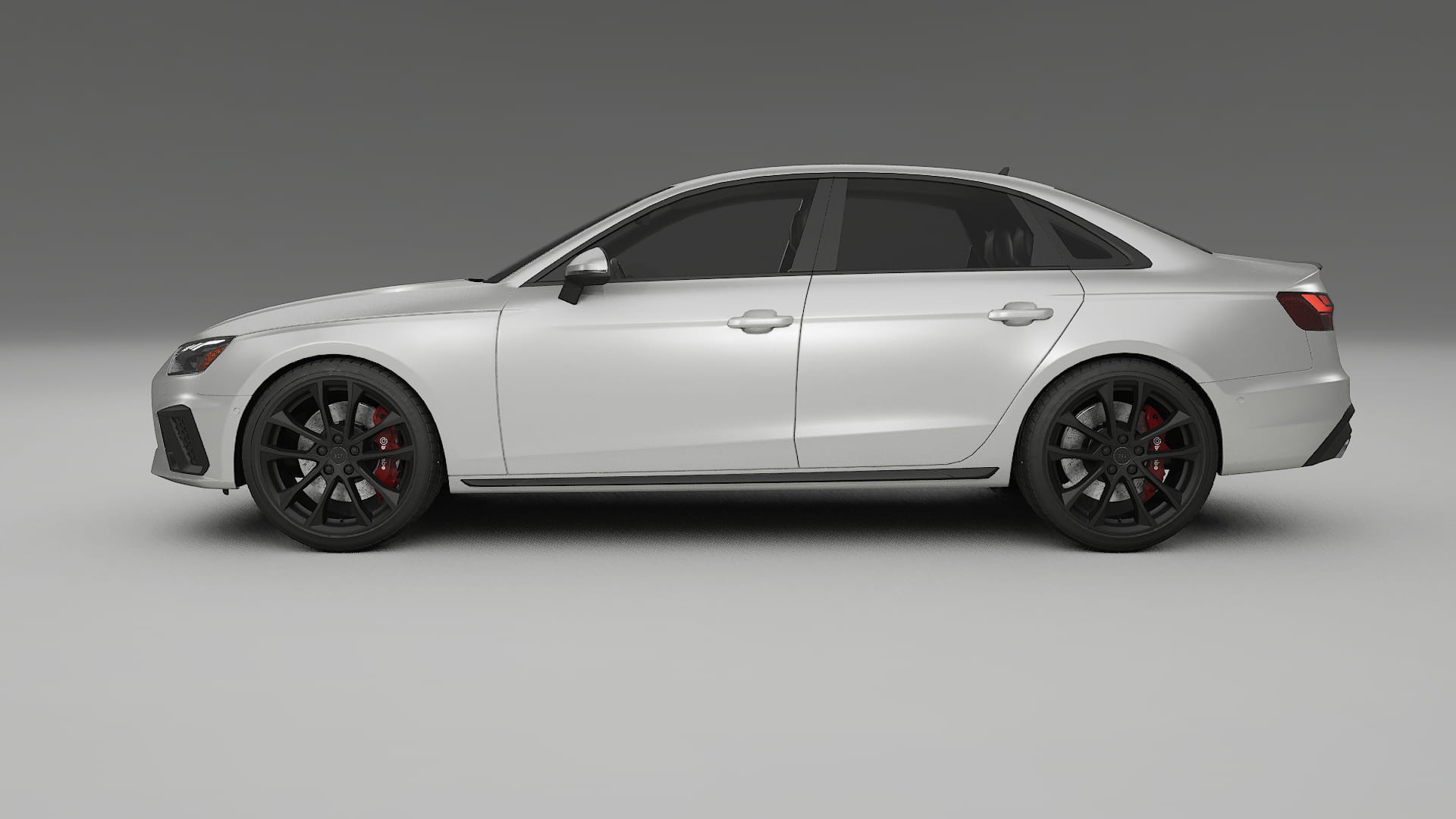 Audi S4 Sedan B9 facelift LCI TPU Lackskyddsfilm | OPAL Färgskiftande PPF – Komplett Förskuret Kit