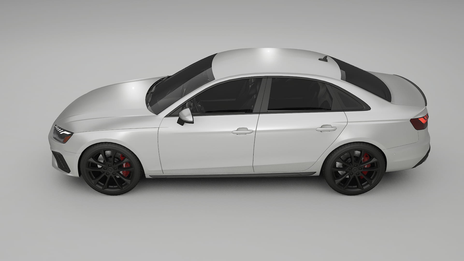 Audi S4 Sedan B9 facelift LCI TPU Lackskyddsfilm | OPAL Färgskiftande PPF – Komplett Förskuret Kit