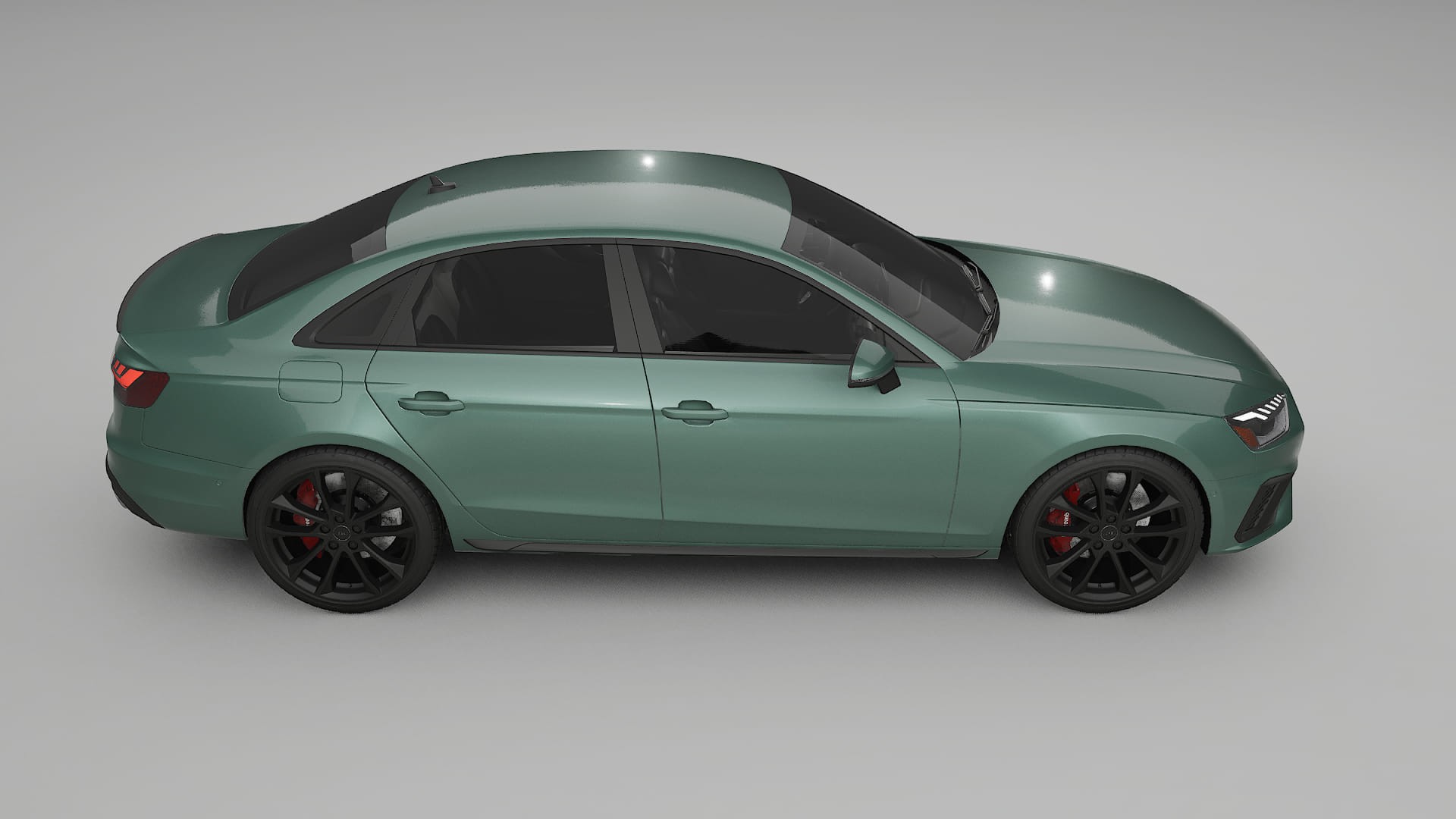 Audi S4 Sedan B9 facelift LCI TPU Lackskyddsfilm | EVERGREEN Färgskiftande PPF – Komplett Förskuret Kit