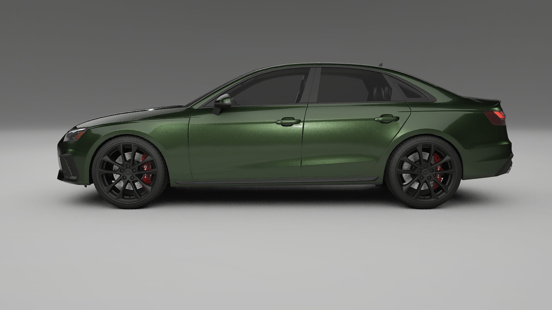 Audi S4 Sedan B9 facelift LCI TPU Lackskyddsfilm | LAGOON Färgskiftande PPF – Komplett Förskuret Kit