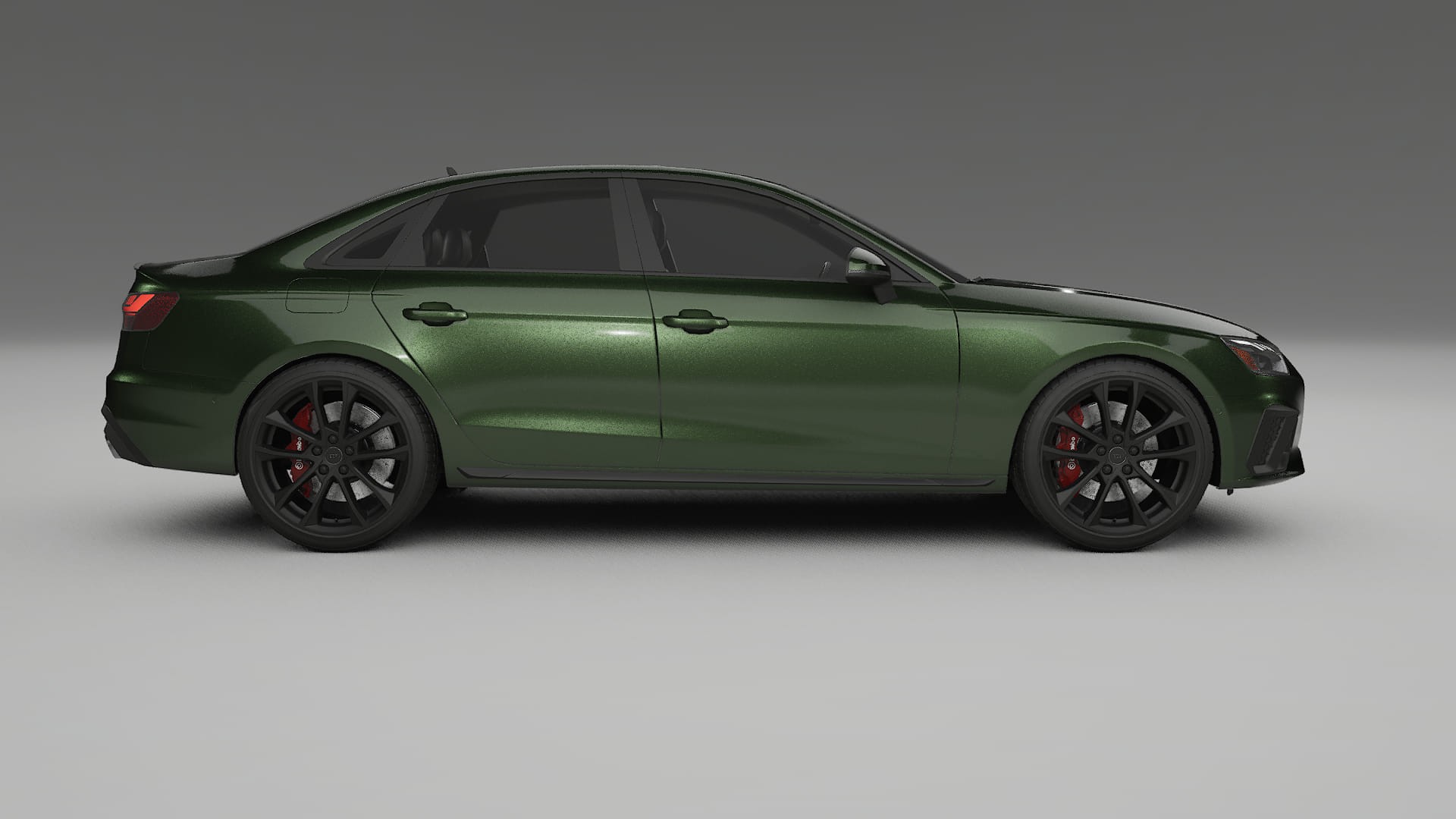 Audi S4 Sedan B9 facelift LCI TPU Lackskyddsfilm | LAGOON Färgskiftande PPF – Komplett Förskuret Kit