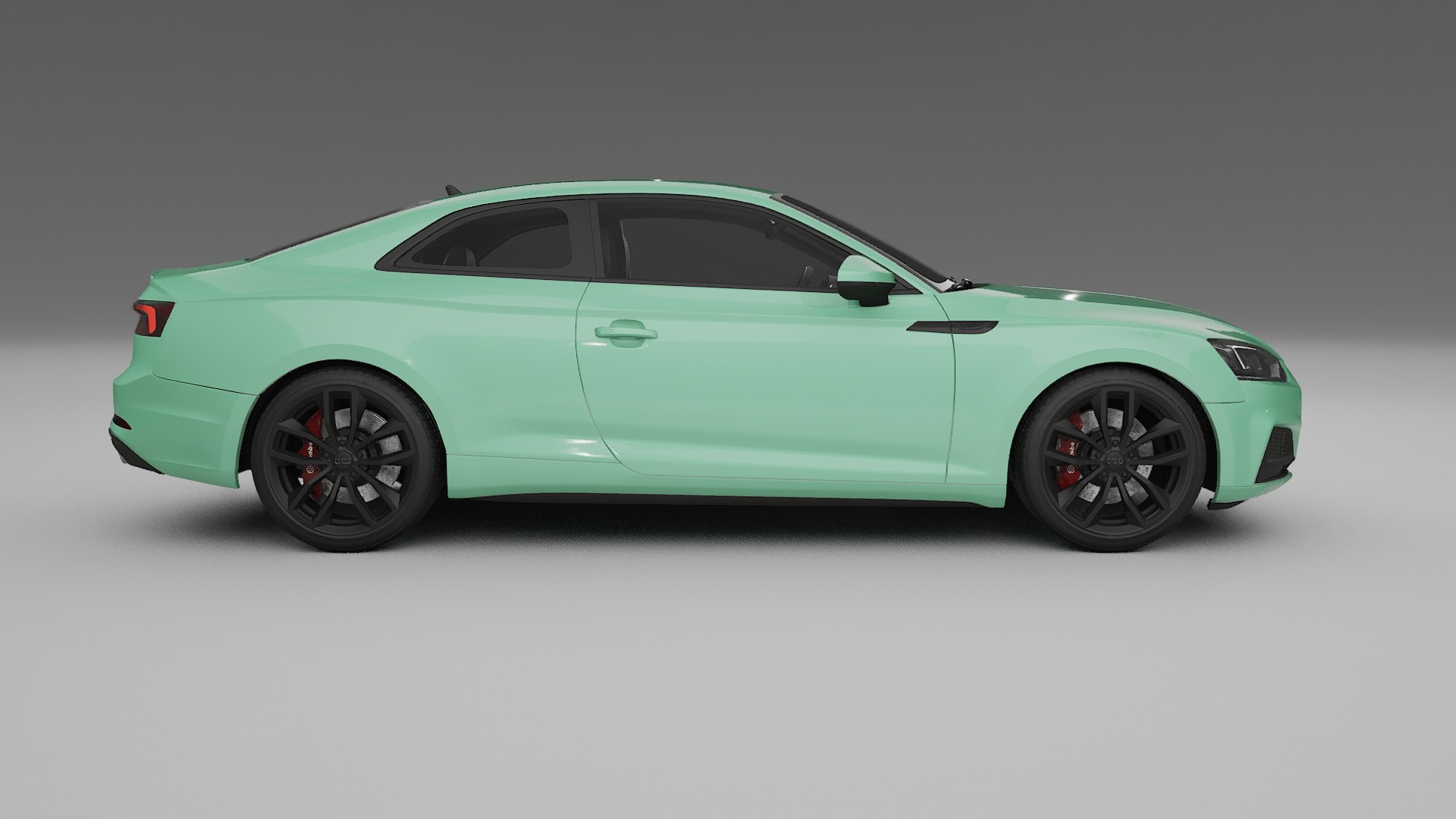 Audi S5 B9 prefacelift pre LCI TPU Lackskyddsfilm | DUSTY Färgskiftande PPF – Komplett Förskuret Kit