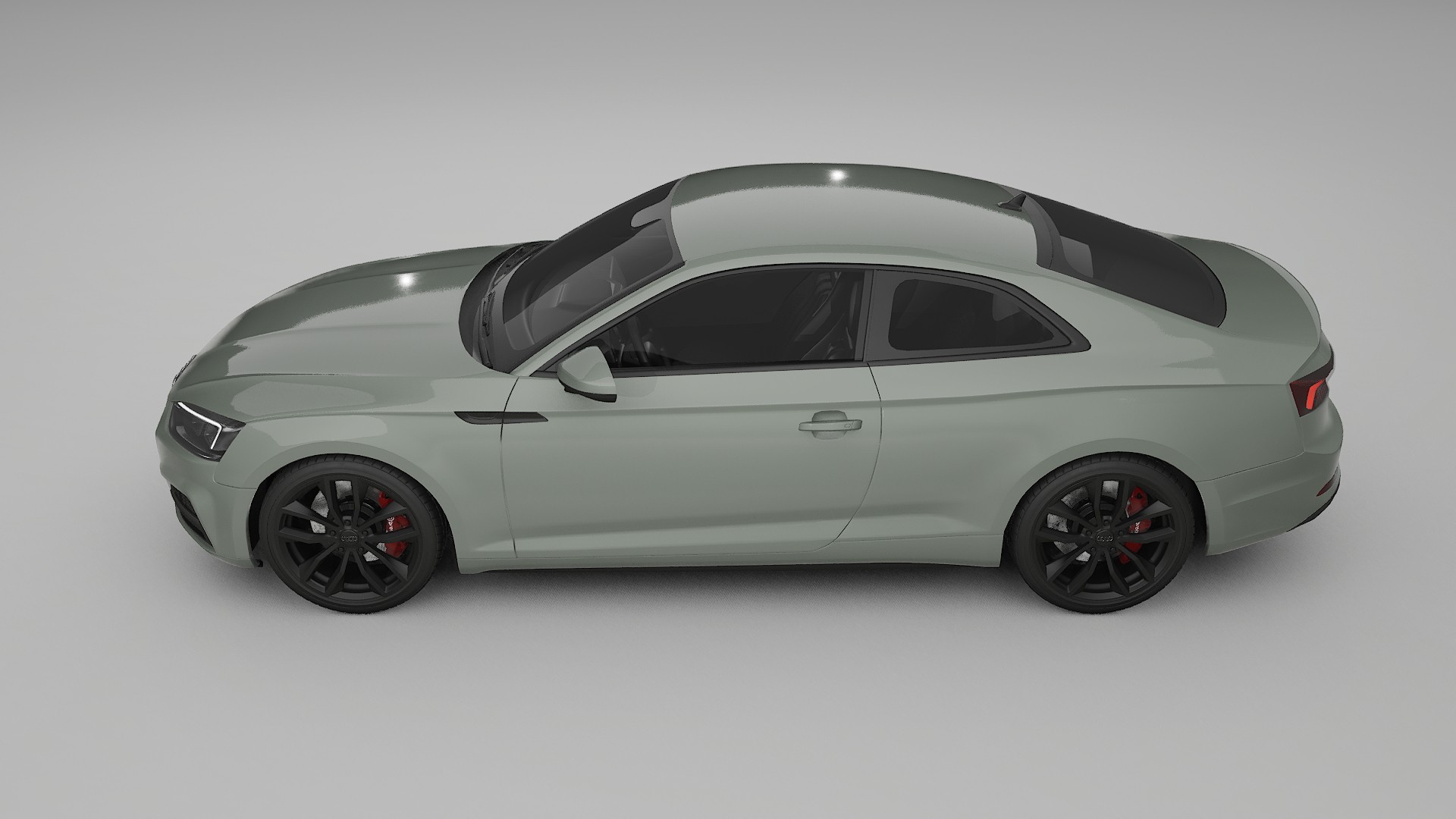 Audi S5 B9 prefacelift pre LCI TPU Lackskyddsfilm | SLATE Färgskiftande PPF – Komplett Förskuret Kit