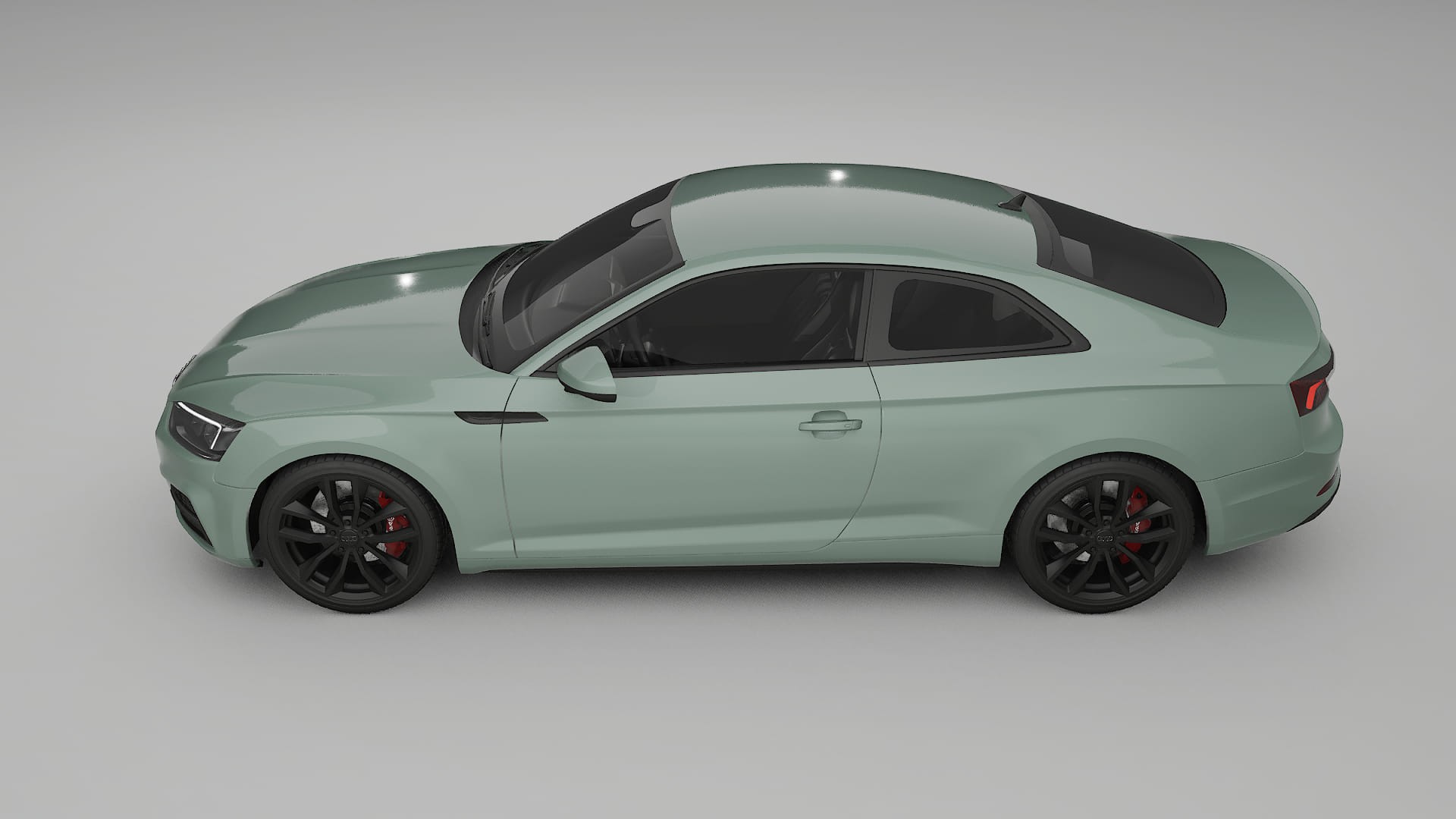 Audi S5 B9 prefacelift pre LCI TPU Lackskyddsfilm | CINDER Färgskiftande PPF – Komplett Förskuret Kit