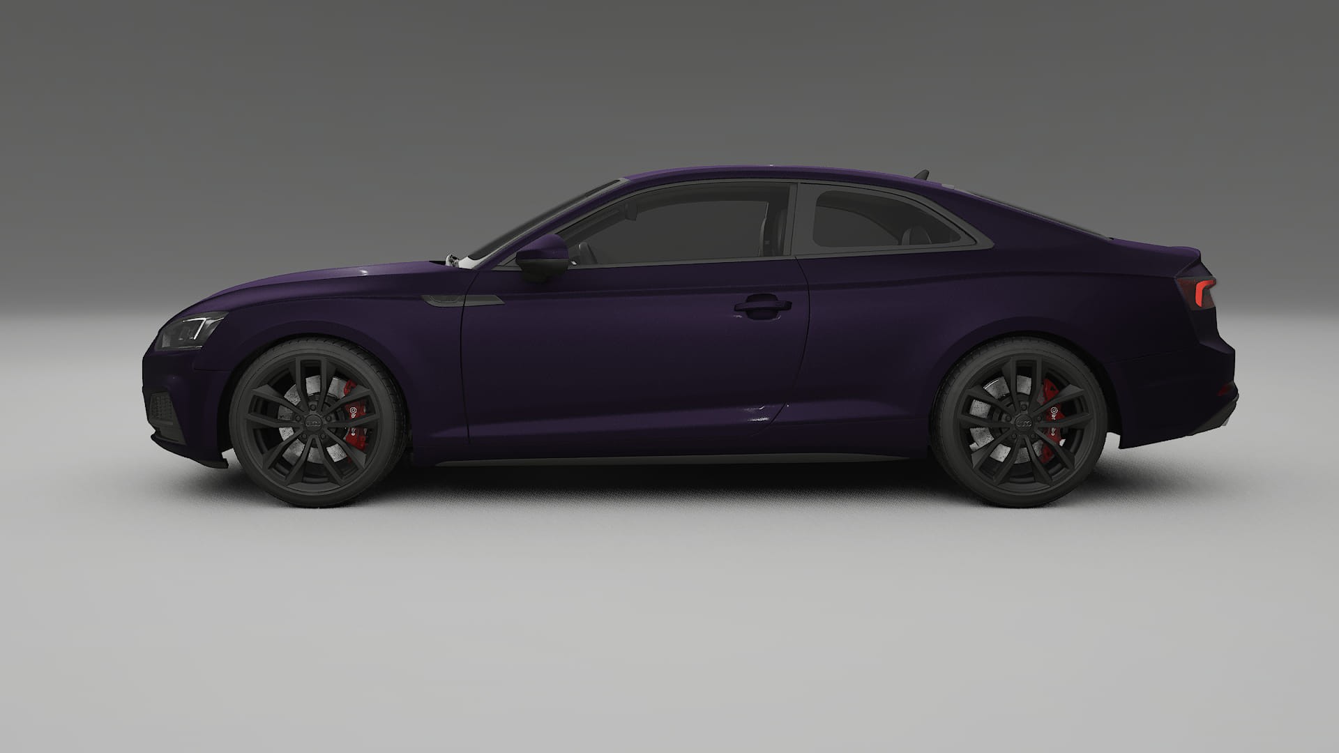 Audi S5 B9 prefacelift pre LCI TPU Lackskyddsfilm | VIOLET Färgskiftande PPF – Komplett Förskuret Kit