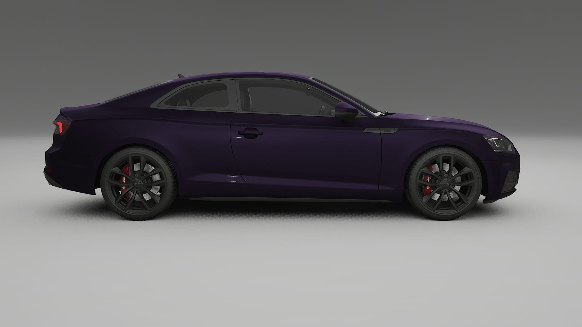 Audi S5 B9 prefacelift pre LCI TPU Lackskyddsfilm | VIOLET Färgskiftande PPF – Komplett Förskuret Kit