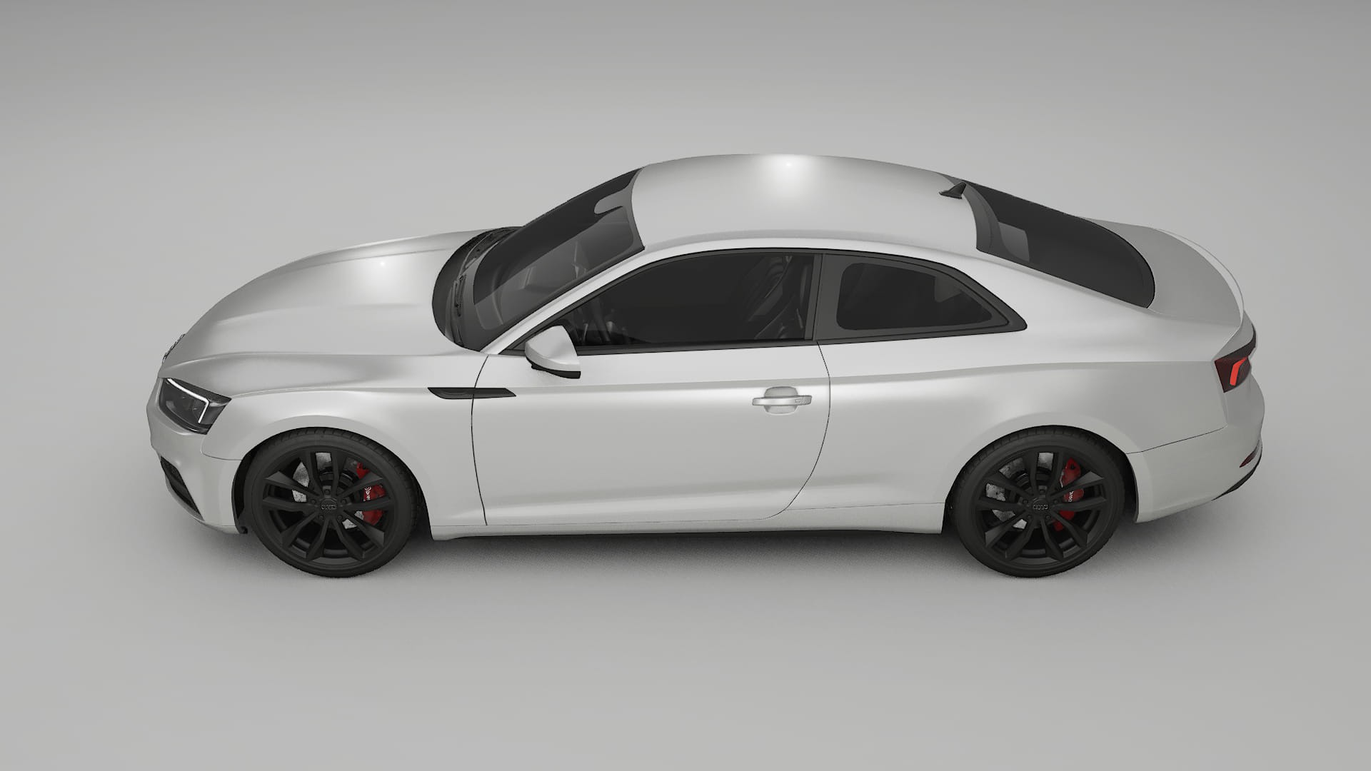 Audi S5 B9 prefacelift pre LCI TPU Lackskyddsfilm | OPAL Färgskiftande PPF – Komplett Förskuret Kit