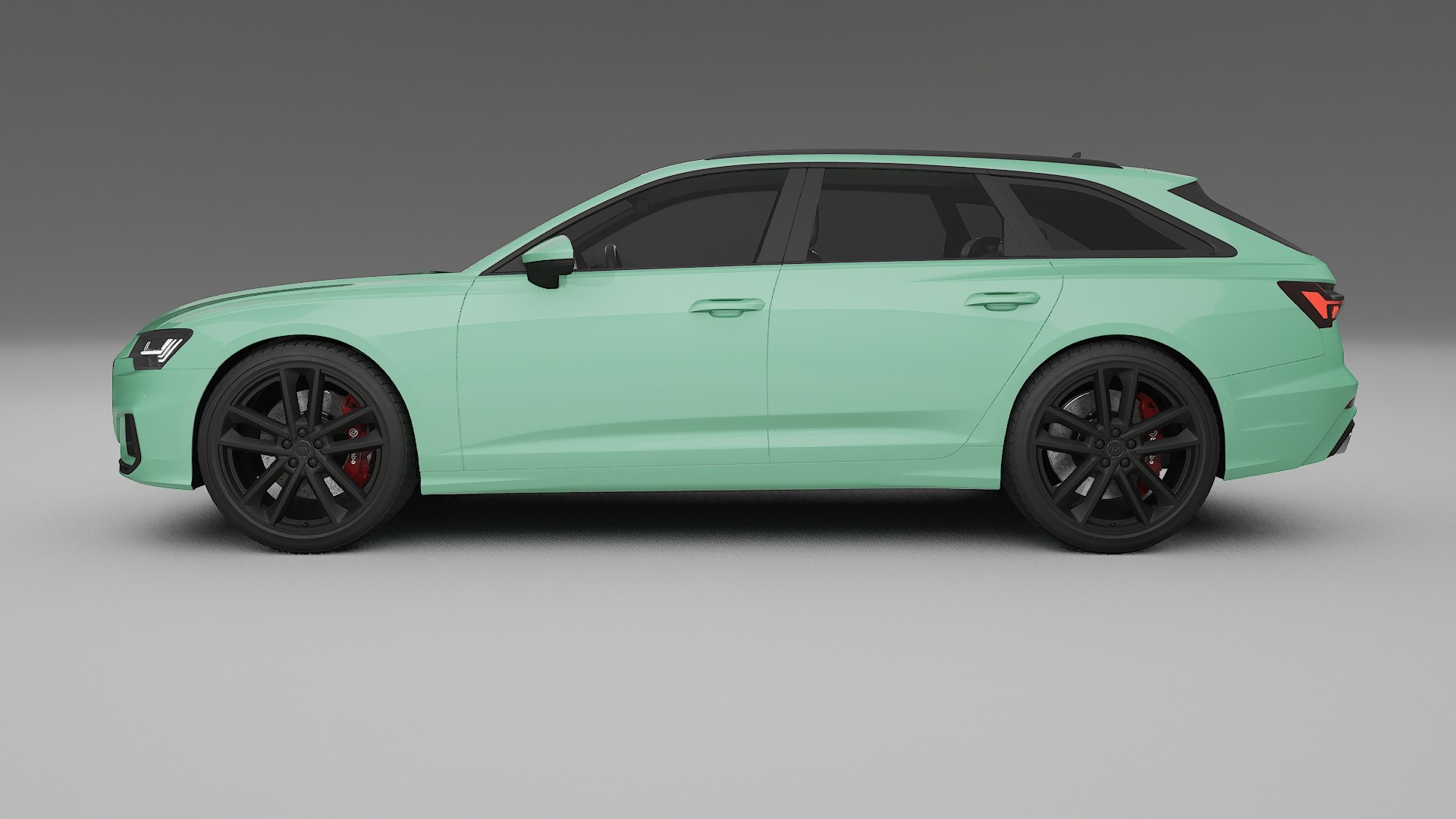 Audi S6 Avant prefacelift pre LCI C8 TPU Lackskyddsfilm | DUSTY Färgskiftande PPF – Komplett Förskuret Kit