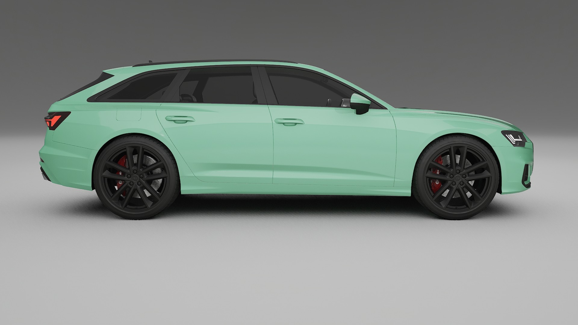 Audi S6 Avant prefacelift pre LCI C8 TPU Lackskyddsfilm | DUSTY Färgskiftande PPF – Komplett Förskuret Kit