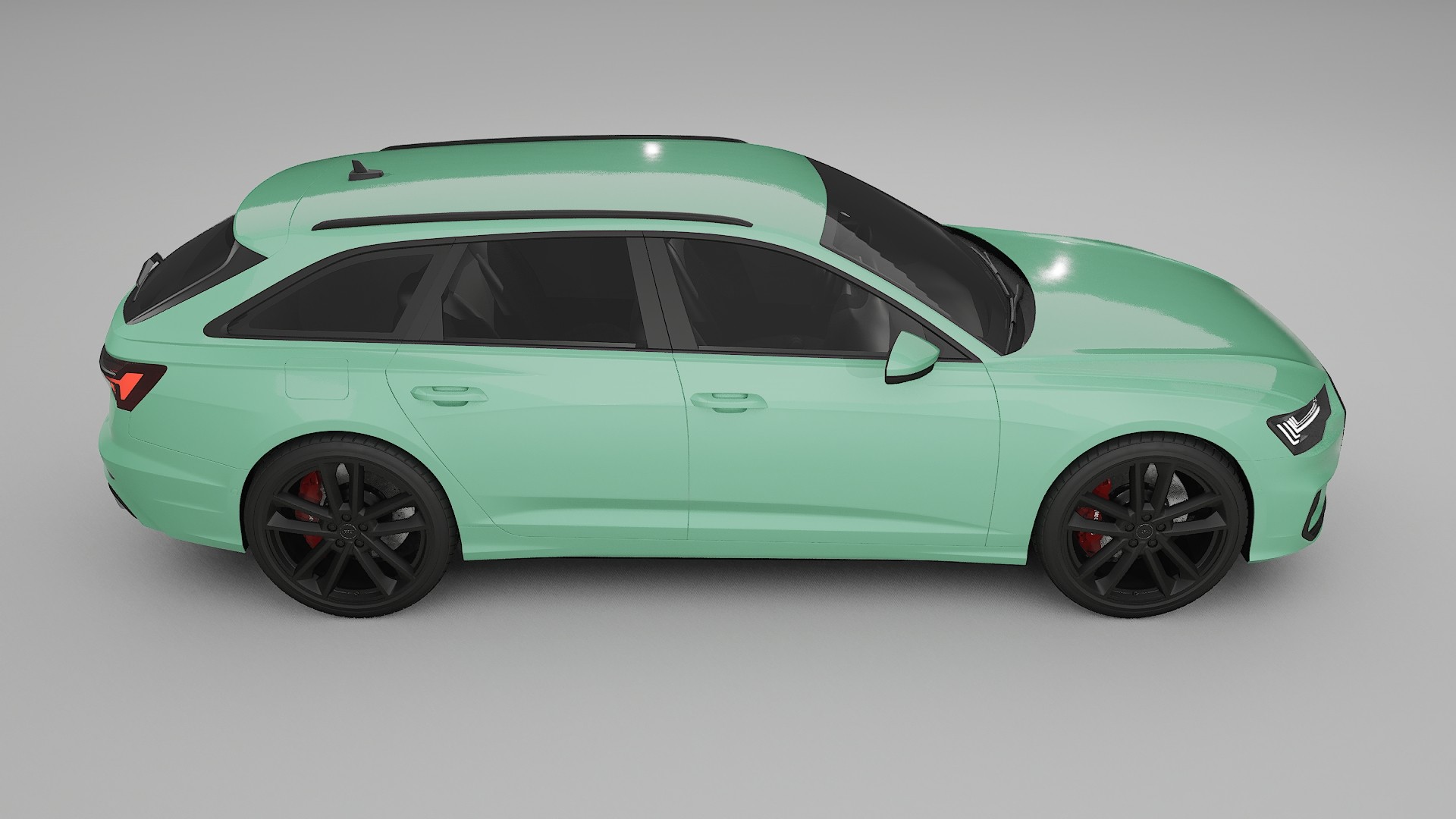 Audi S6 Avant prefacelift pre LCI C8 TPU Lackskyddsfilm | DUSTY Färgskiftande PPF – Komplett Förskuret Kit