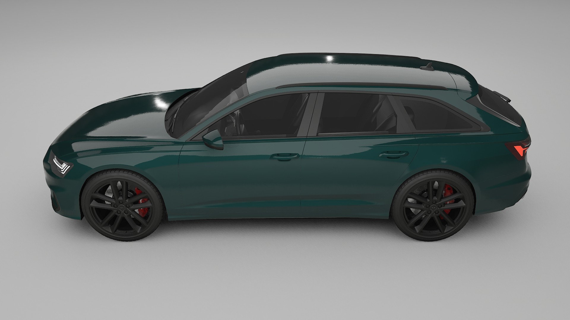 Audi S6 Avant prefacelift pre LCI C8 TPU Lackskyddsfilm | INFERNO Färgskiftande PPF – Komplett Förskuret Kit