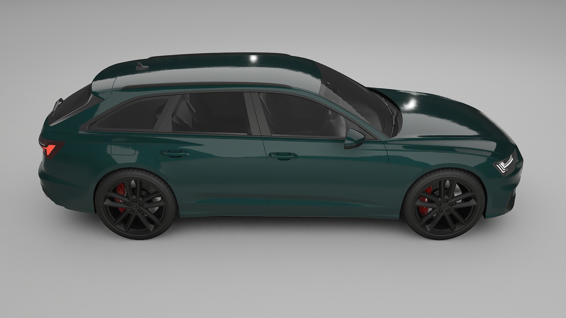 Audi S6 Avant prefacelift pre LCI C8 TPU Lackskyddsfilm | INFERNO Färgskiftande PPF – Komplett Förskuret Kit