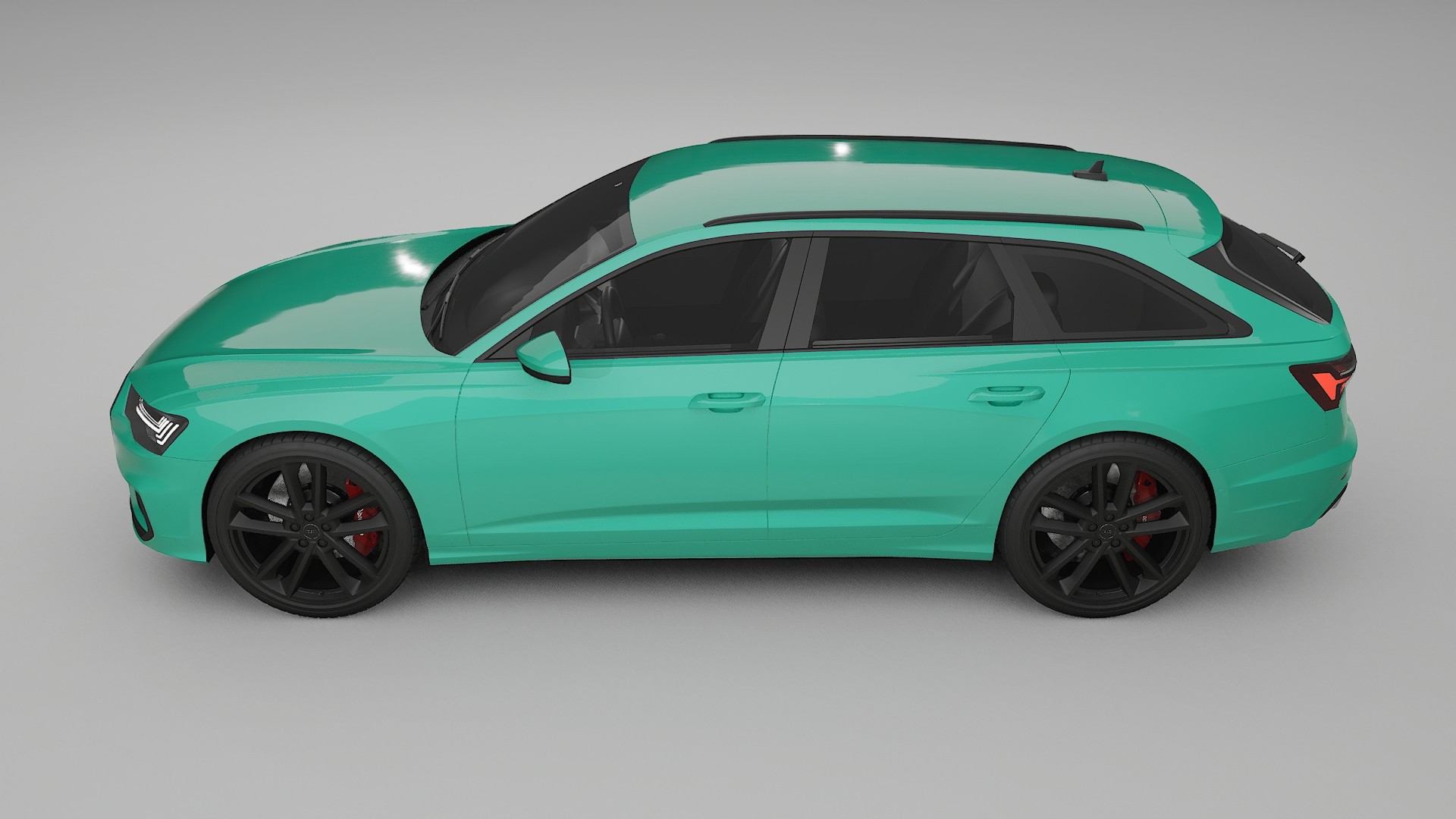 Audi S6 Avant prefacelift pre LCI C8 TPU Lackskyddsfilm | JEWEL Färgskiftande PPF – Komplett Förskuret Kit