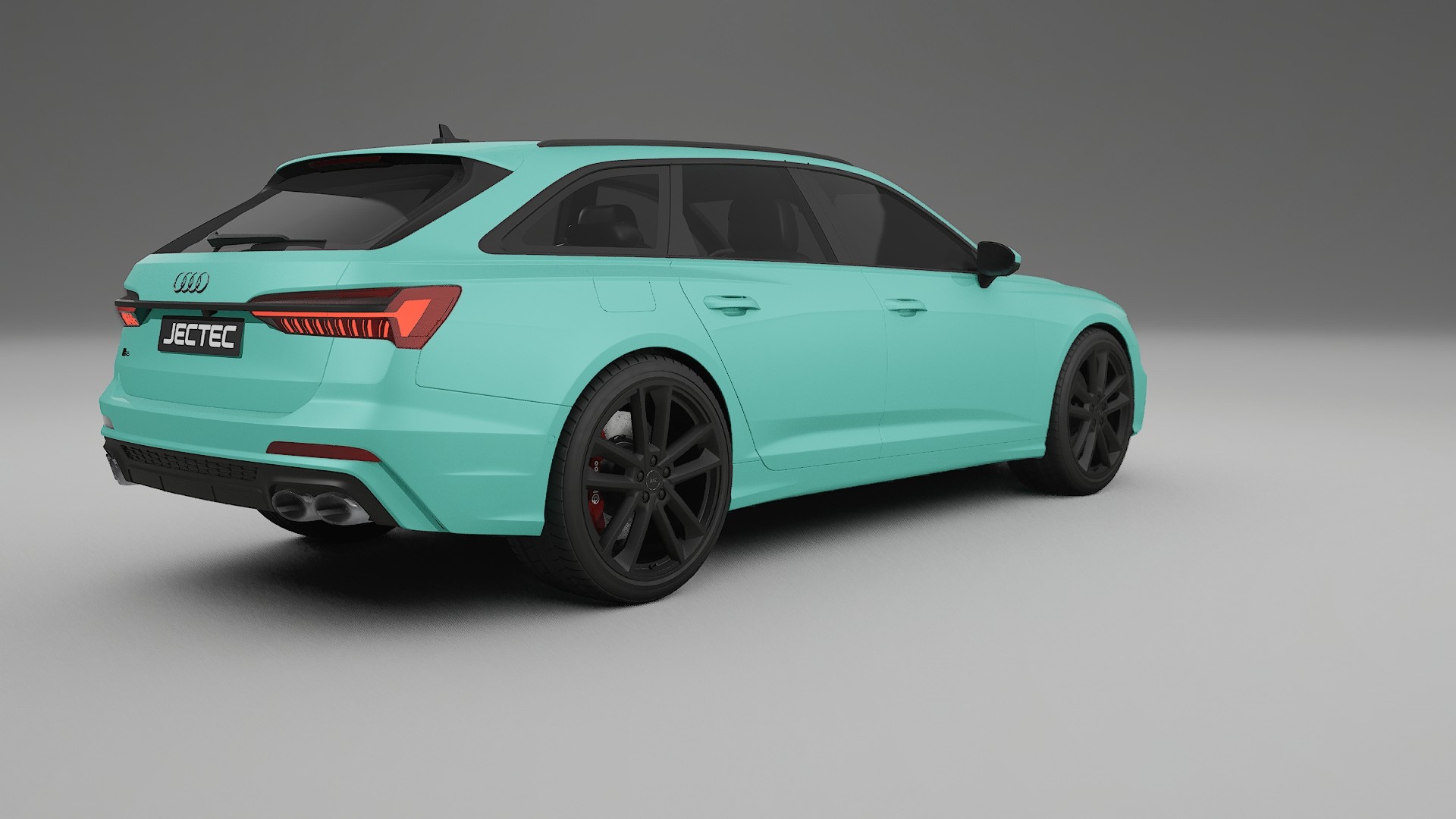 Audi S6 Avant prefacelift pre LCI C8 TPU Lackskyddsfilm | FROST Färgskiftande PPF – Komplett Förskuret Kit
