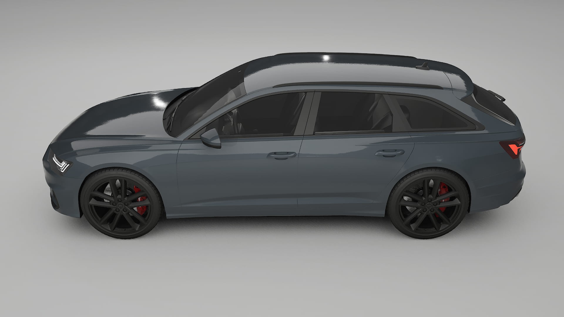 Audi S6 Avant prefacelift pre LCI C8 TPU Lackskyddsfilm | GRANITE Färgskiftande PPF – Komplett Förskuret Kit