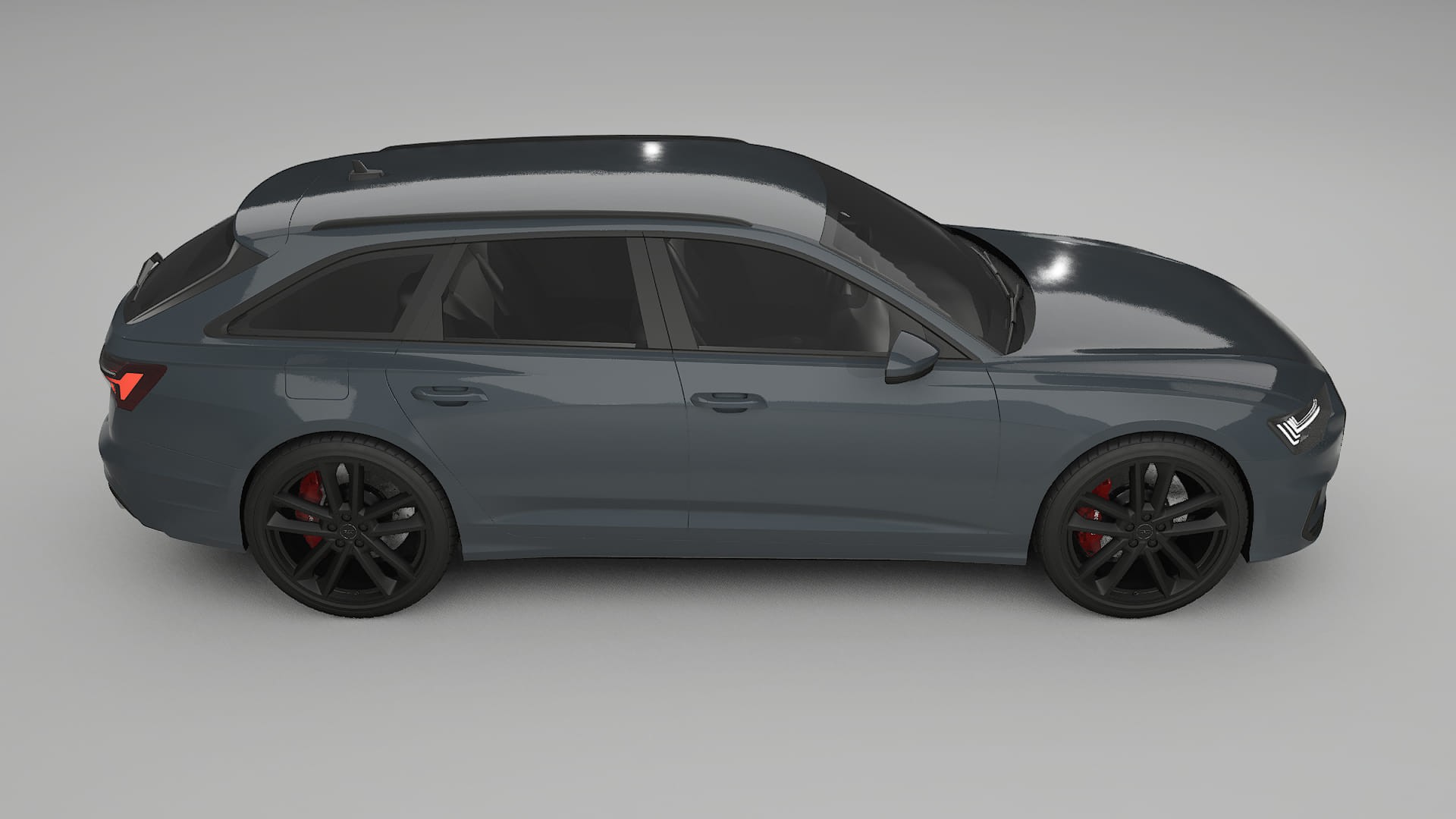 Audi S6 Avant prefacelift pre LCI C8 TPU Lackskyddsfilm | GRANITE Färgskiftande PPF – Komplett Förskuret Kit