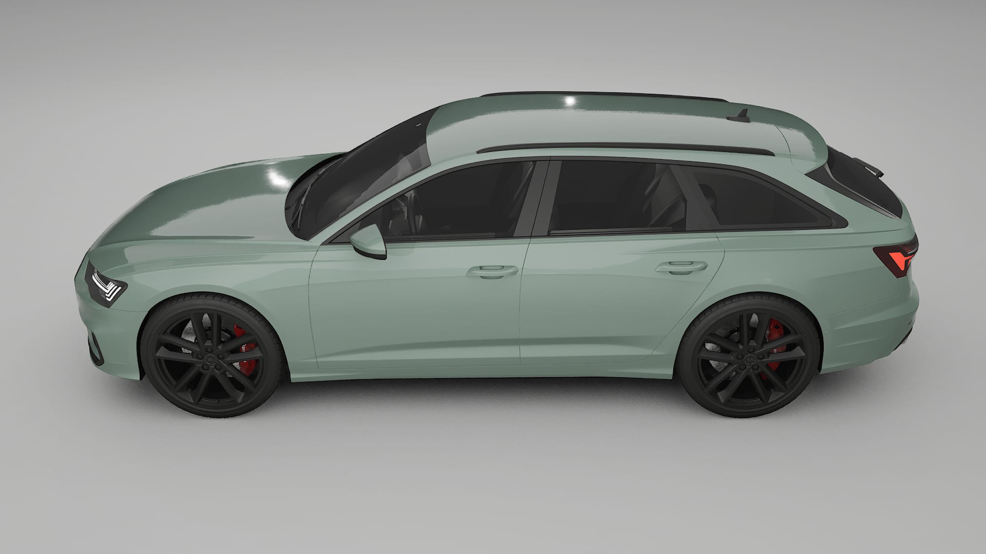 Audi S6 Avant prefacelift pre LCI C8 TPU Lackskyddsfilm | CINDER Färgskiftande PPF – Komplett Förskuret Kit