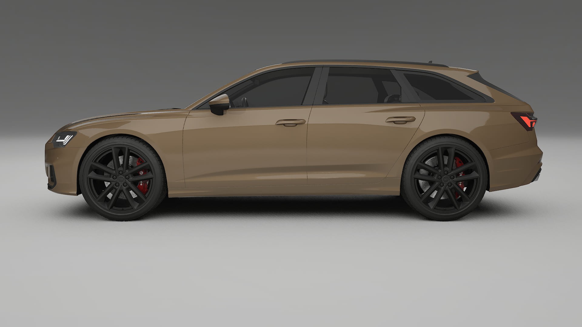 Audi S6 Avant prefacelift pre LCI C8 TPU Lackskyddsfilm | SAHARA Färgskiftande PPF – Komplett Förskuret Kit