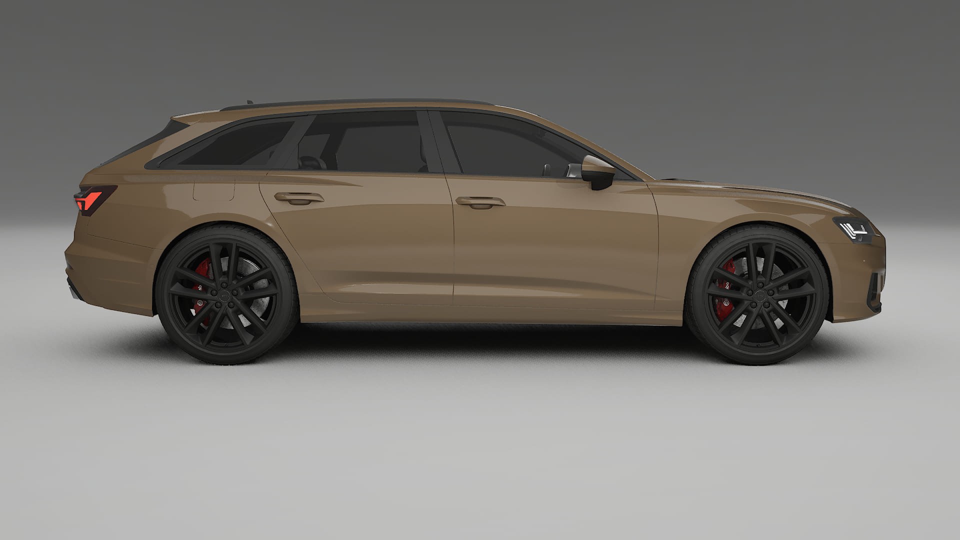 Audi S6 Avant prefacelift pre LCI C8 TPU Lackskyddsfilm | SAHARA Färgskiftande PPF – Komplett Förskuret Kit