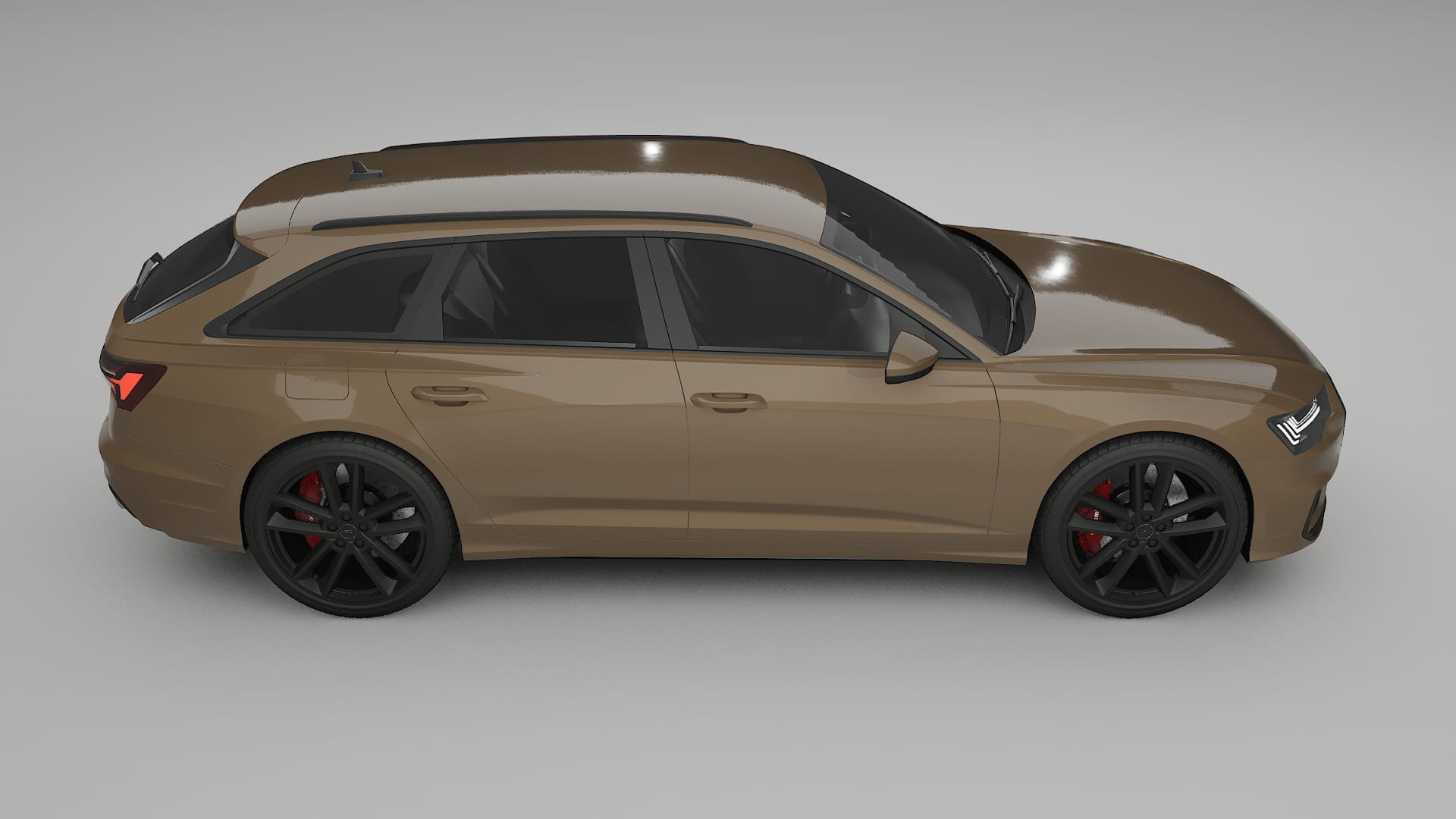 Audi S6 Avant prefacelift pre LCI C8 TPU Lackskyddsfilm | SAHARA Färgskiftande PPF – Komplett Förskuret Kit