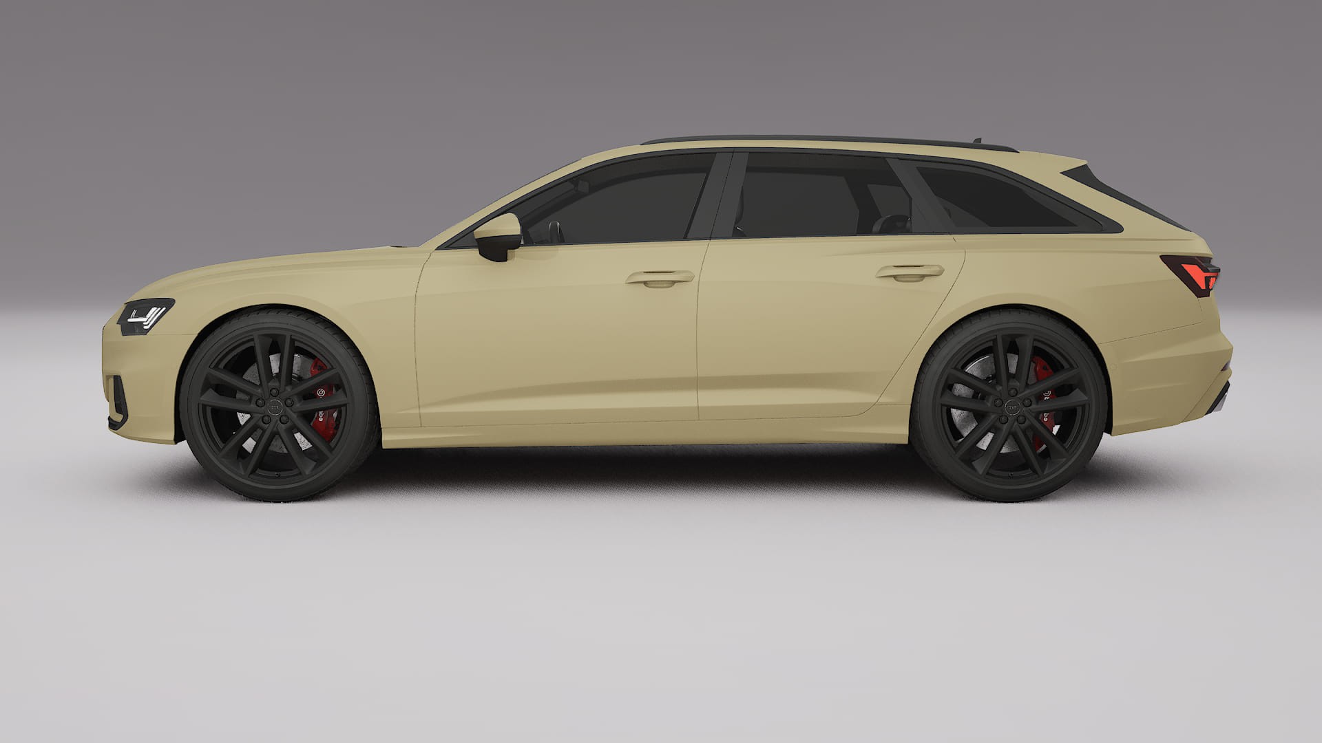 Audi S6 Avant prefacelift pre LCI C8 TPU Lackskyddsfilm | SAND Färgskiftande PPF – Komplett Förskuret Kit