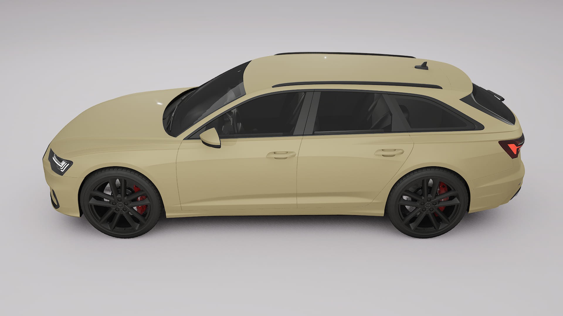 Audi S6 Avant prefacelift pre LCI C8 TPU Lackskyddsfilm | SAND Färgskiftande PPF – Komplett Förskuret Kit