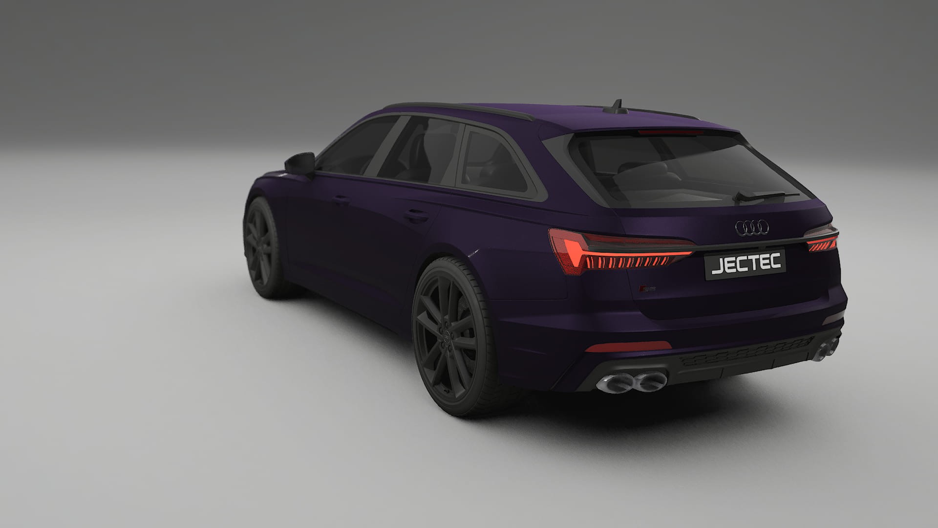 Audi S6 Avant prefacelift pre LCI C8 TPU Lackskyddsfilm | VIOLET Färgskiftande PPF – Komplett Förskuret Kit