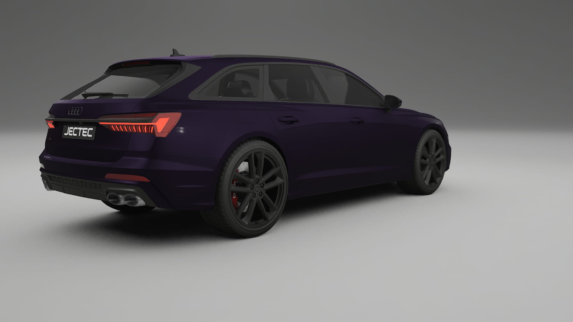 Audi S6 Avant prefacelift pre LCI C8 TPU Lackskyddsfilm | VIOLET Färgskiftande PPF – Komplett Förskuret Kit
