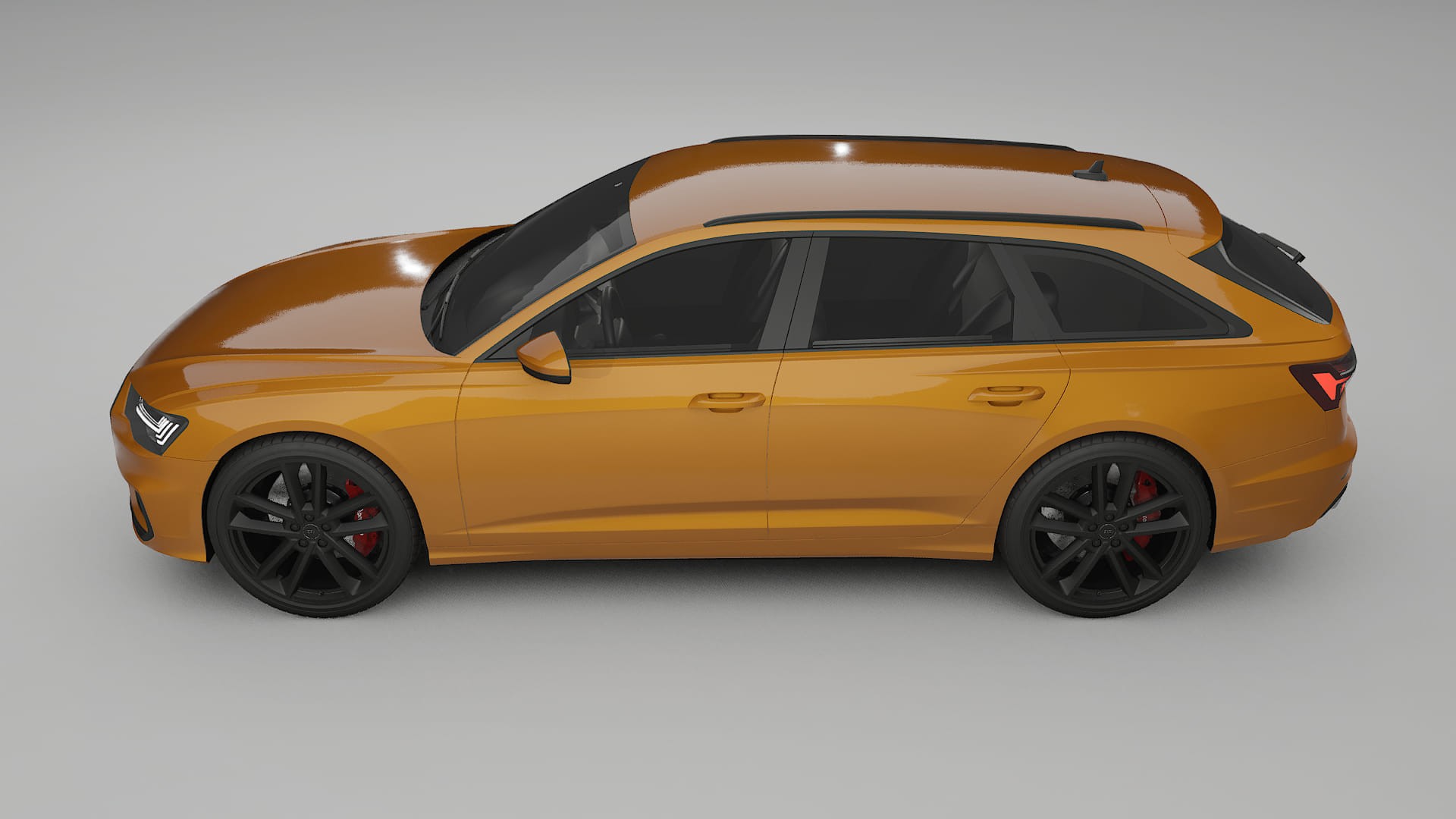 Audi S6 Avant prefacelift pre LCI C8 TPU Lackskyddsfilm | DAISY Färgskiftande PPF – Komplett Förskuret Kit