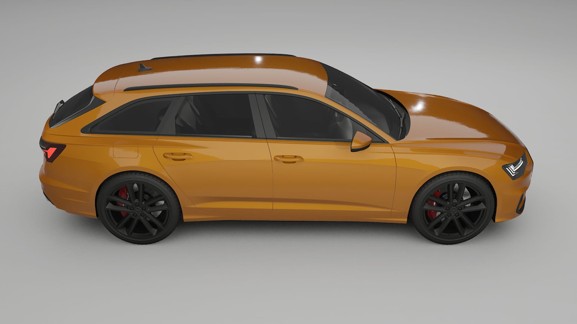 Audi S6 Avant prefacelift pre LCI C8 TPU Lackskyddsfilm | DAISY Färgskiftande PPF – Komplett Förskuret Kit