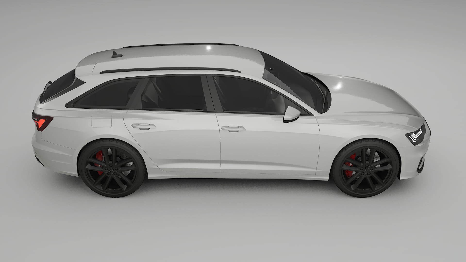 Audi S6 Avant prefacelift pre LCI C8 TPU Lackskyddsfilm | PEARL Färgskiftande PPF – Komplett Förskuret Kit