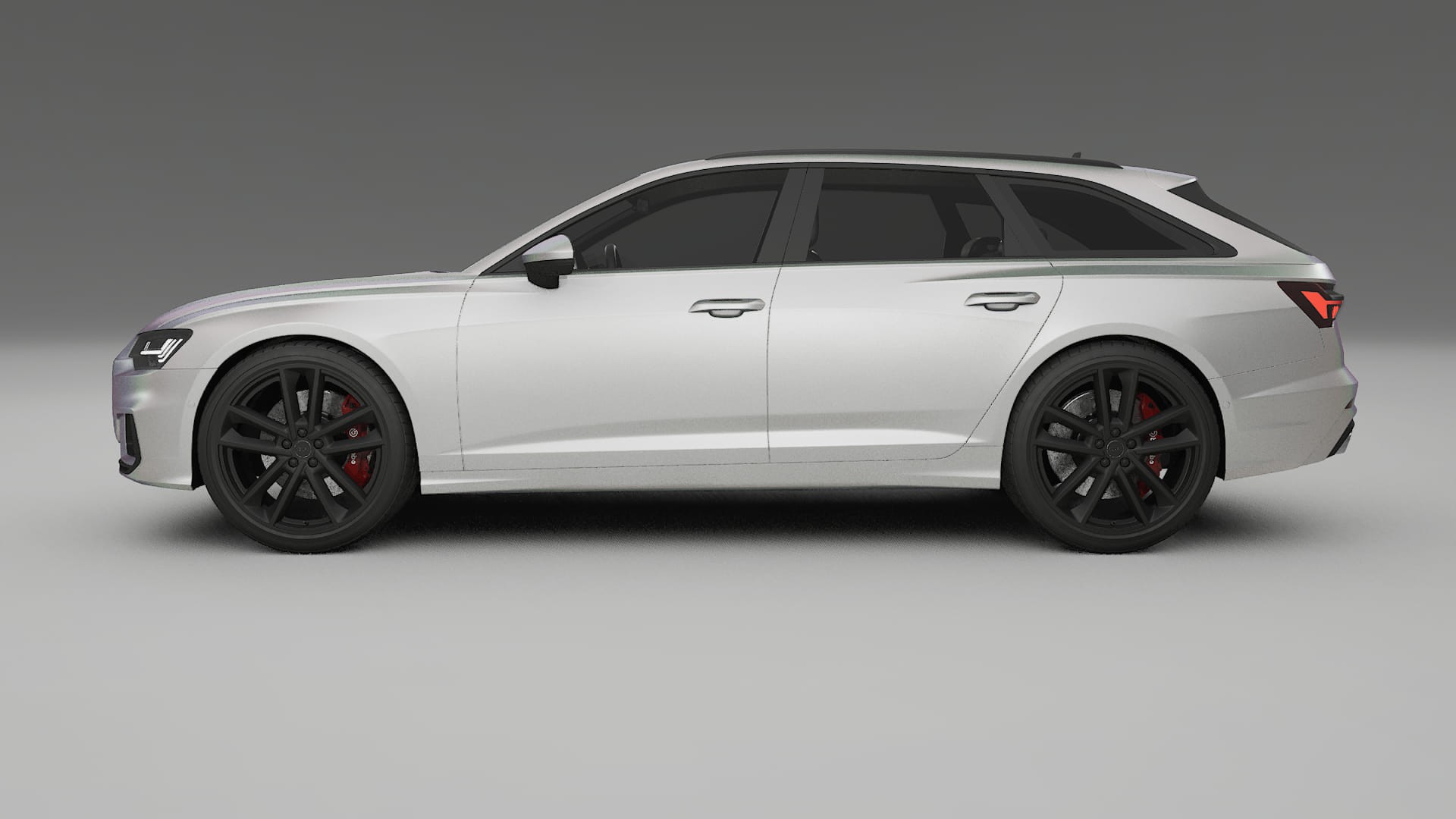 Audi S6 Avant prefacelift pre LCI C8 TPU Lackskyddsfilm | NEBULA Färgskiftande PPF – Komplett Förskuret Kit